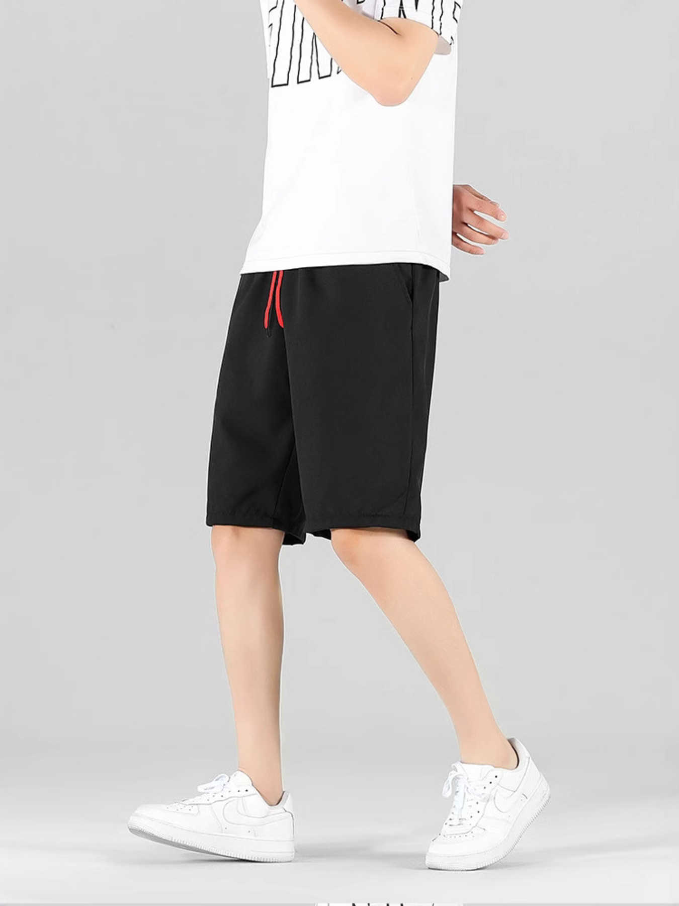 Men's Drawstring Shorts with Pockets