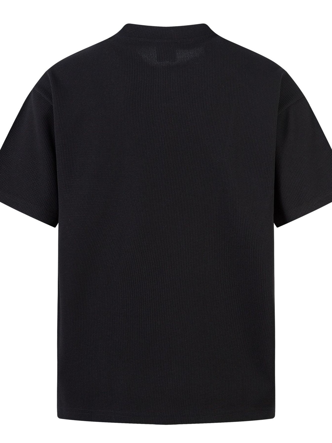 Men's Henley Structured Waffle-Knit T-Shirt