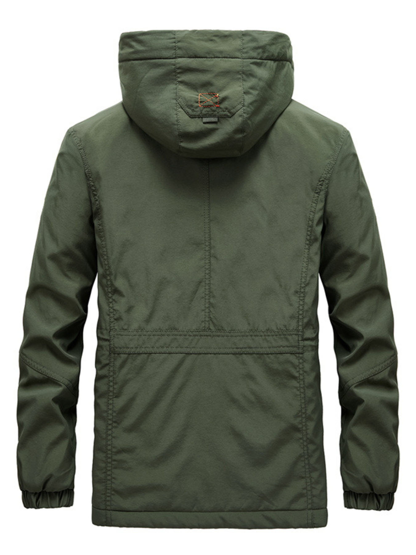 Men's Plus Size Zip Up Warm Hooded Parka Jacket