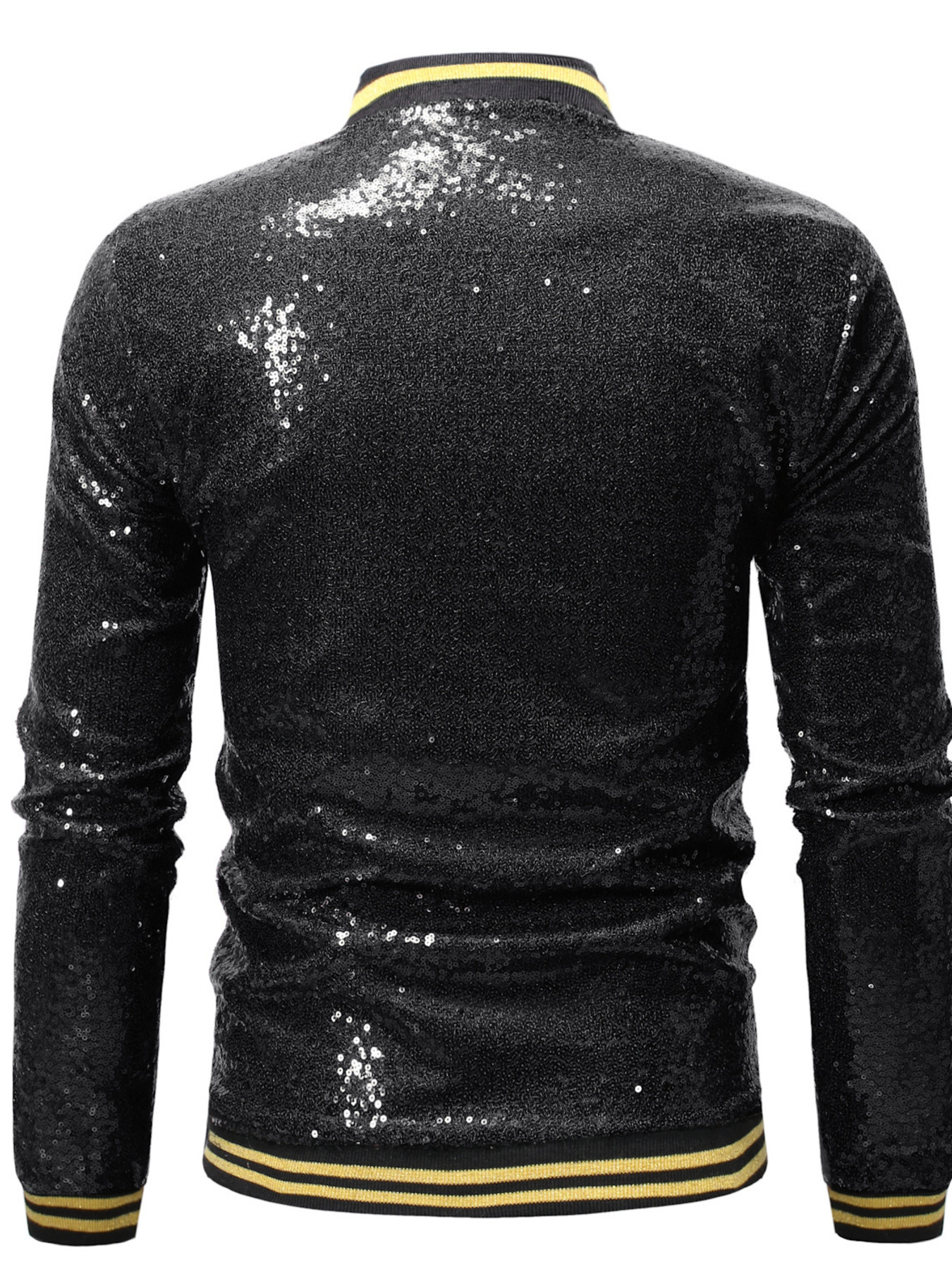 Men's Sequin Zip Up Jacket
