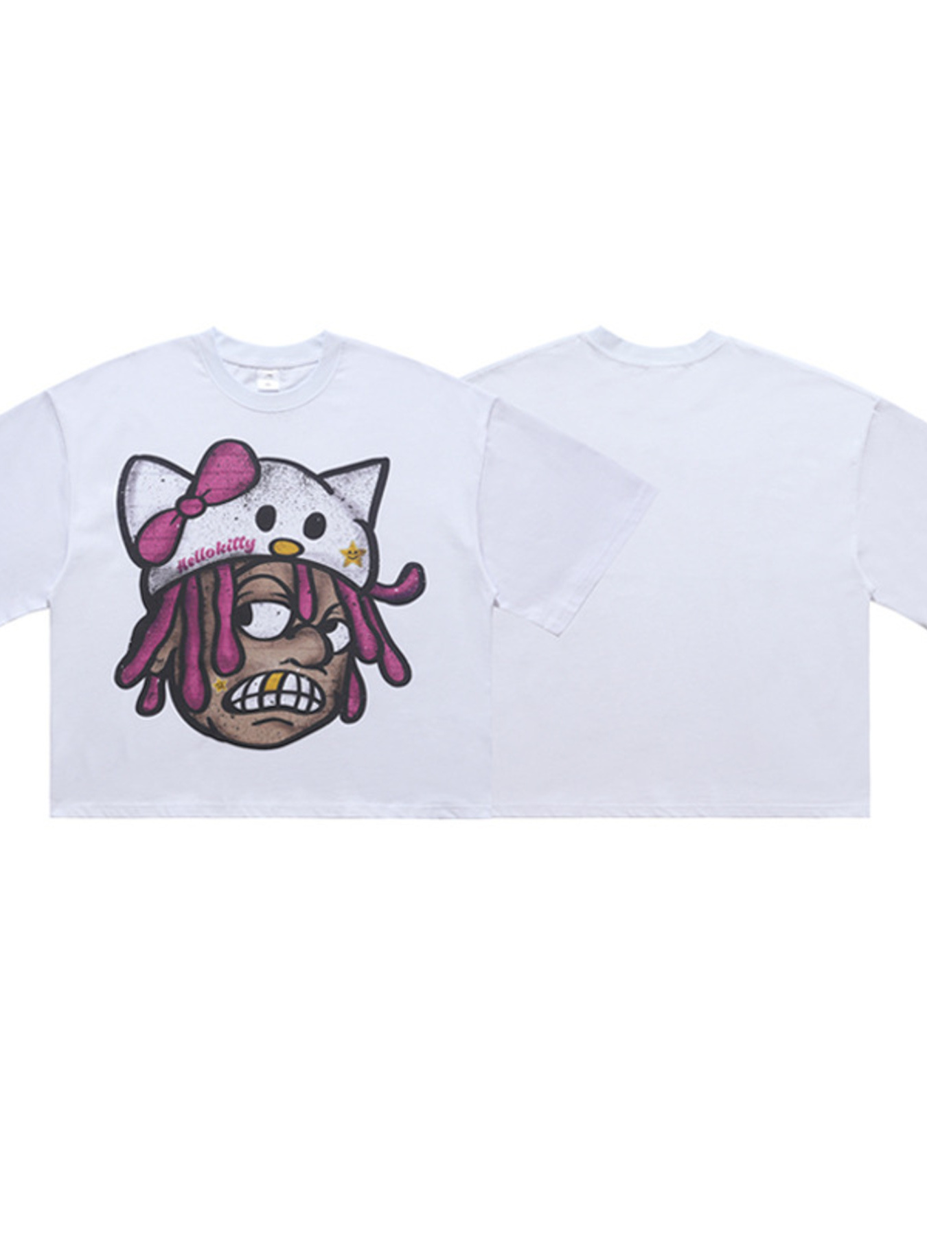 Men's Graphic Round Neck Short Sleeve T-Shirt