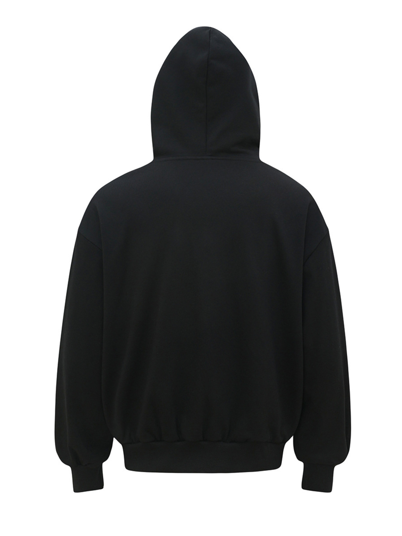 Men's Button Detail Long Sleeve Hoodie