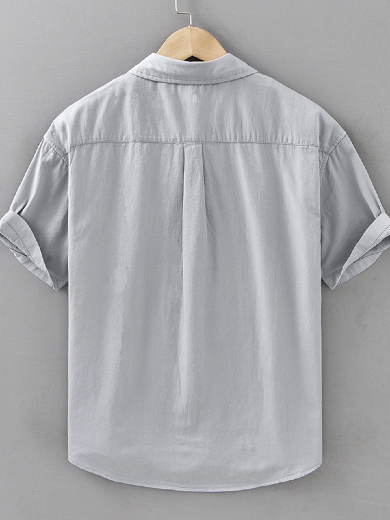 Men's Plus Size Button Up Short Sleeve Shirt