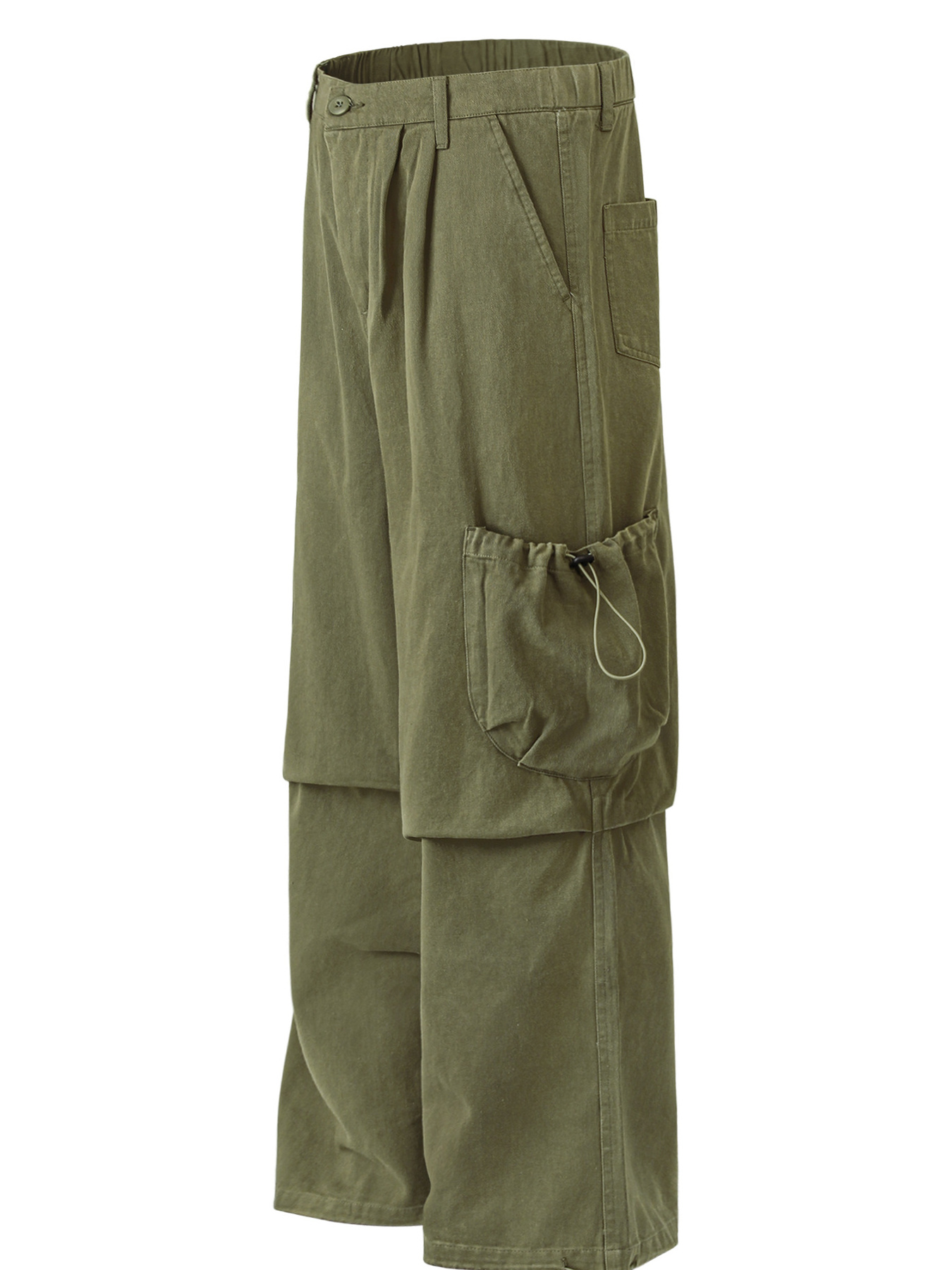 Men's Cargo Pants with Adjustable Side Pockets