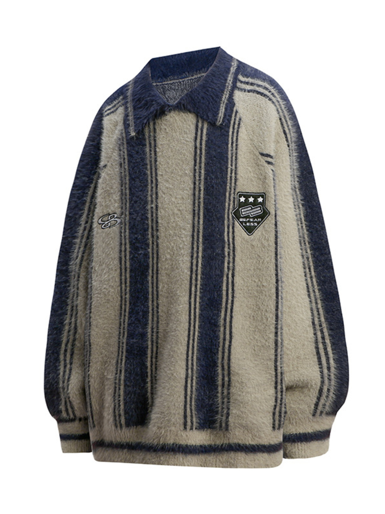 Men's Striped Long Sleeve Sweater