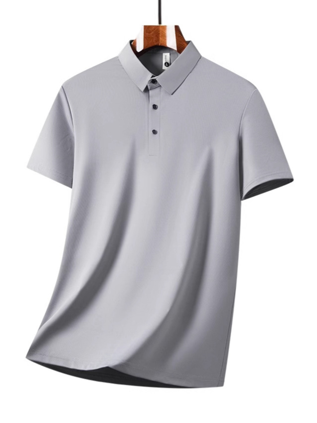 Men's Plus Size Button Detail Short Sleeve Top and Pants Set