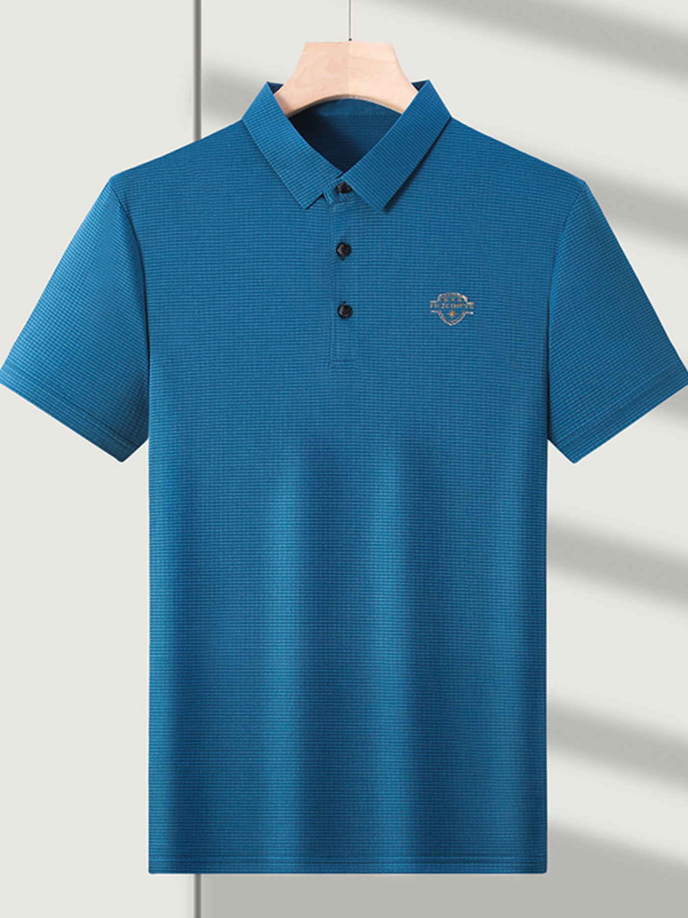 Men's Plus Size Breathable Short Sleeve Polo