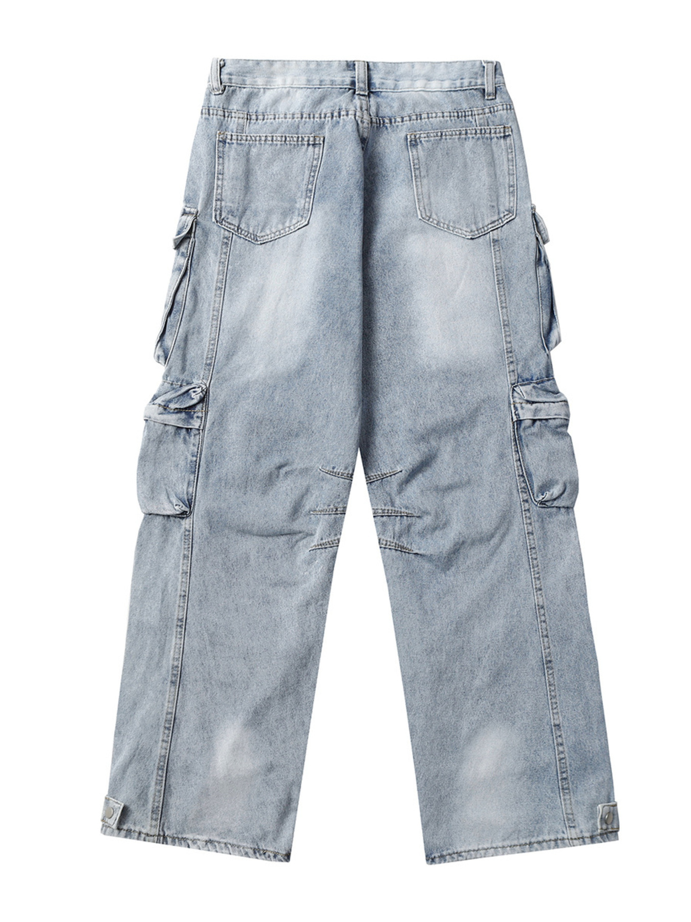 Men's Multi-Pocket Cargo Jeans