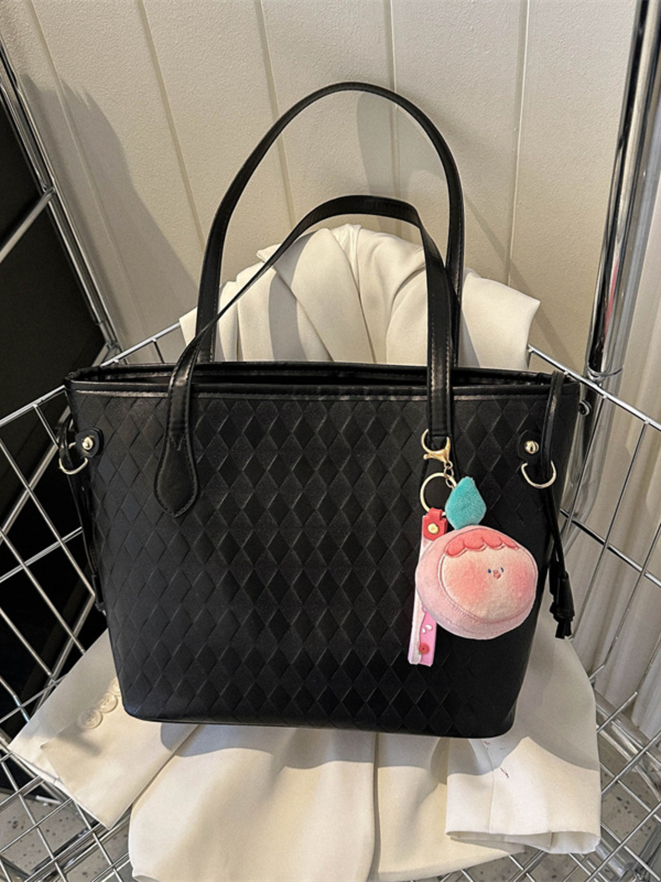 Woven Pattern Tote Bag