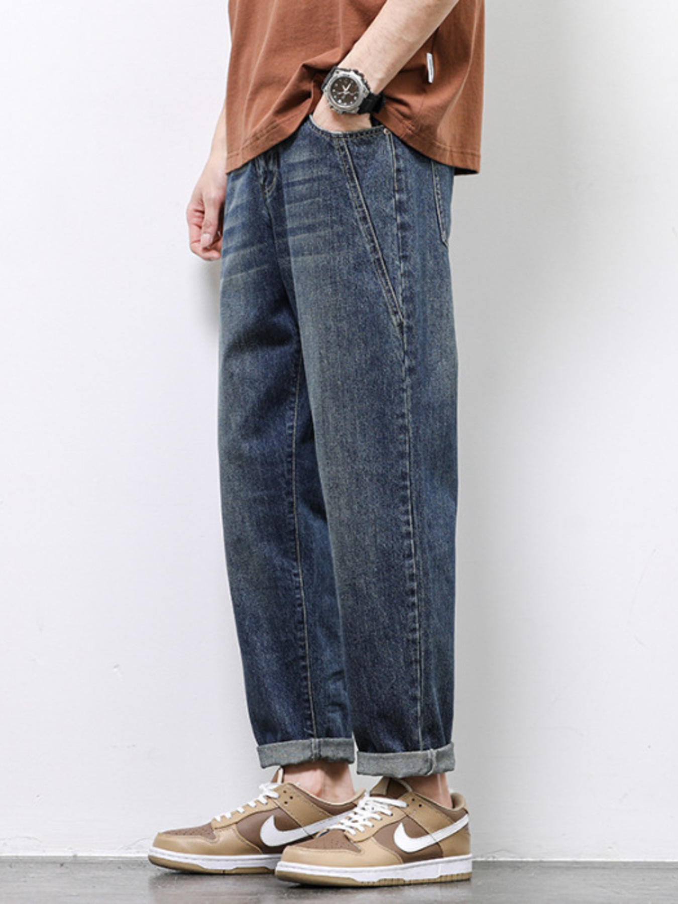 Men's Wide Leg Jeans