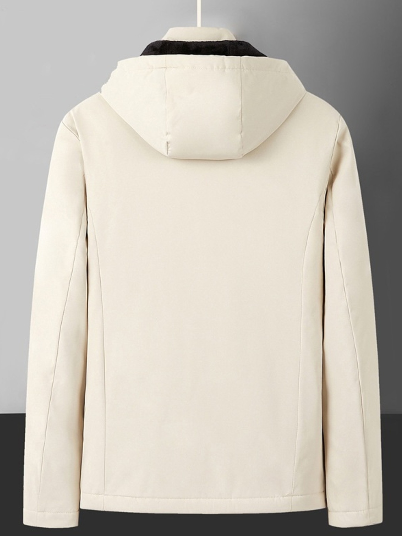 Men's Plus Size Warm Fleece Lined Hooded Winter Coat