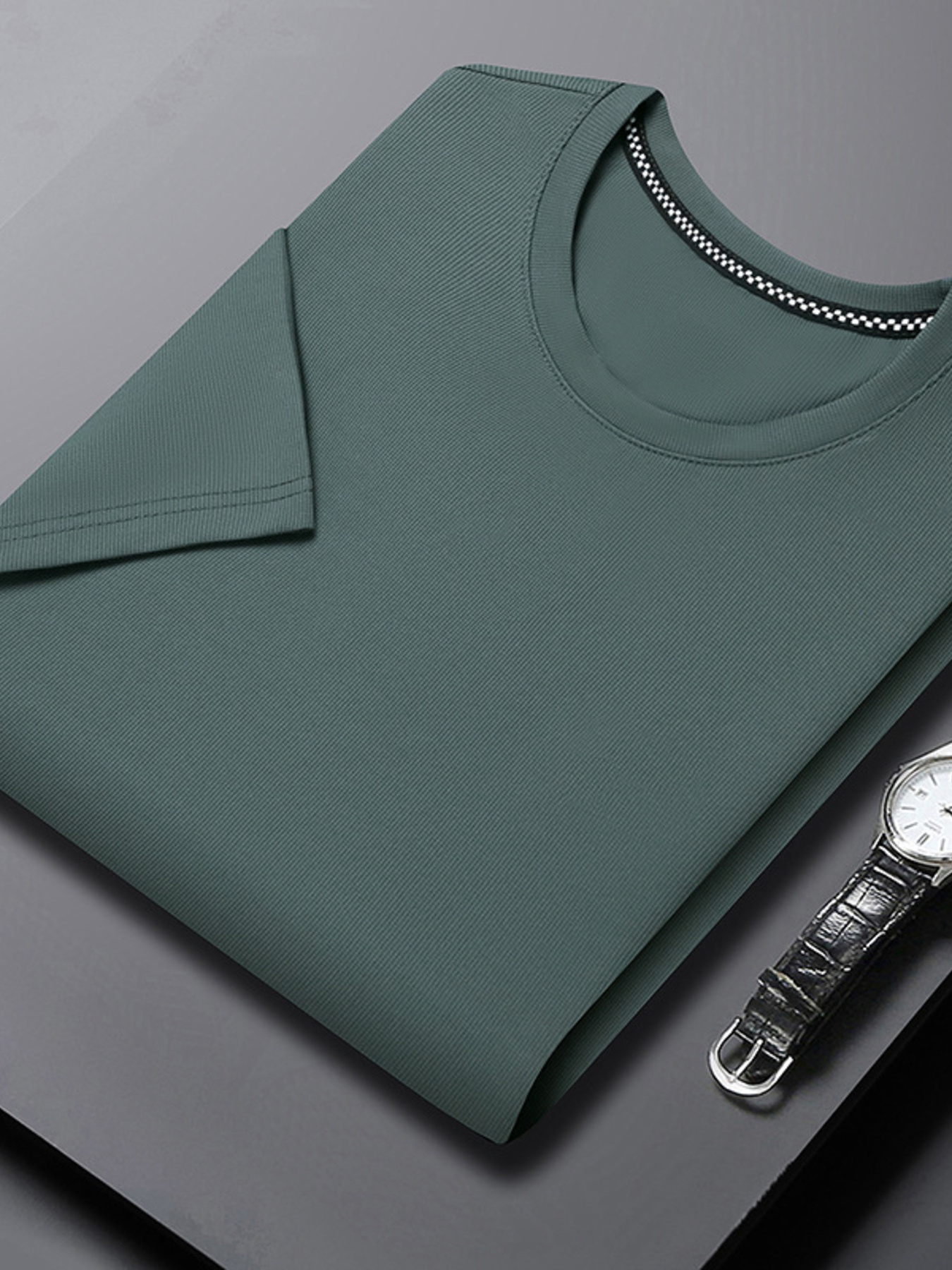 Men's Plus Size Breathable Short Sleeve T-Shirt