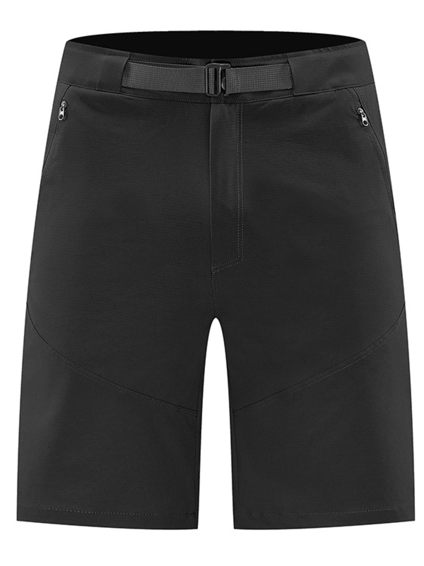 Men's Plus Size Zip Detail Shorts