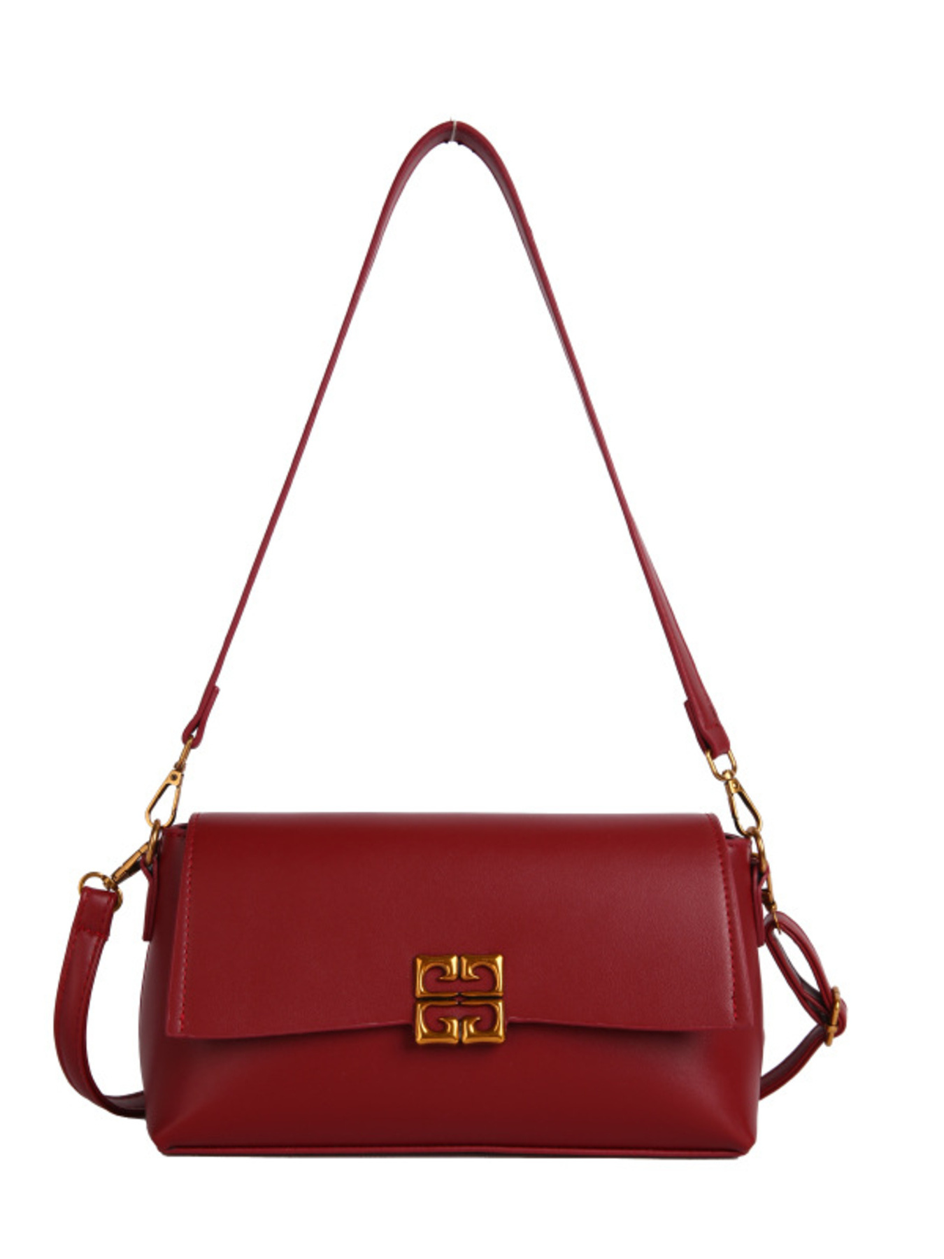 Leather Flap Crossbody Bag