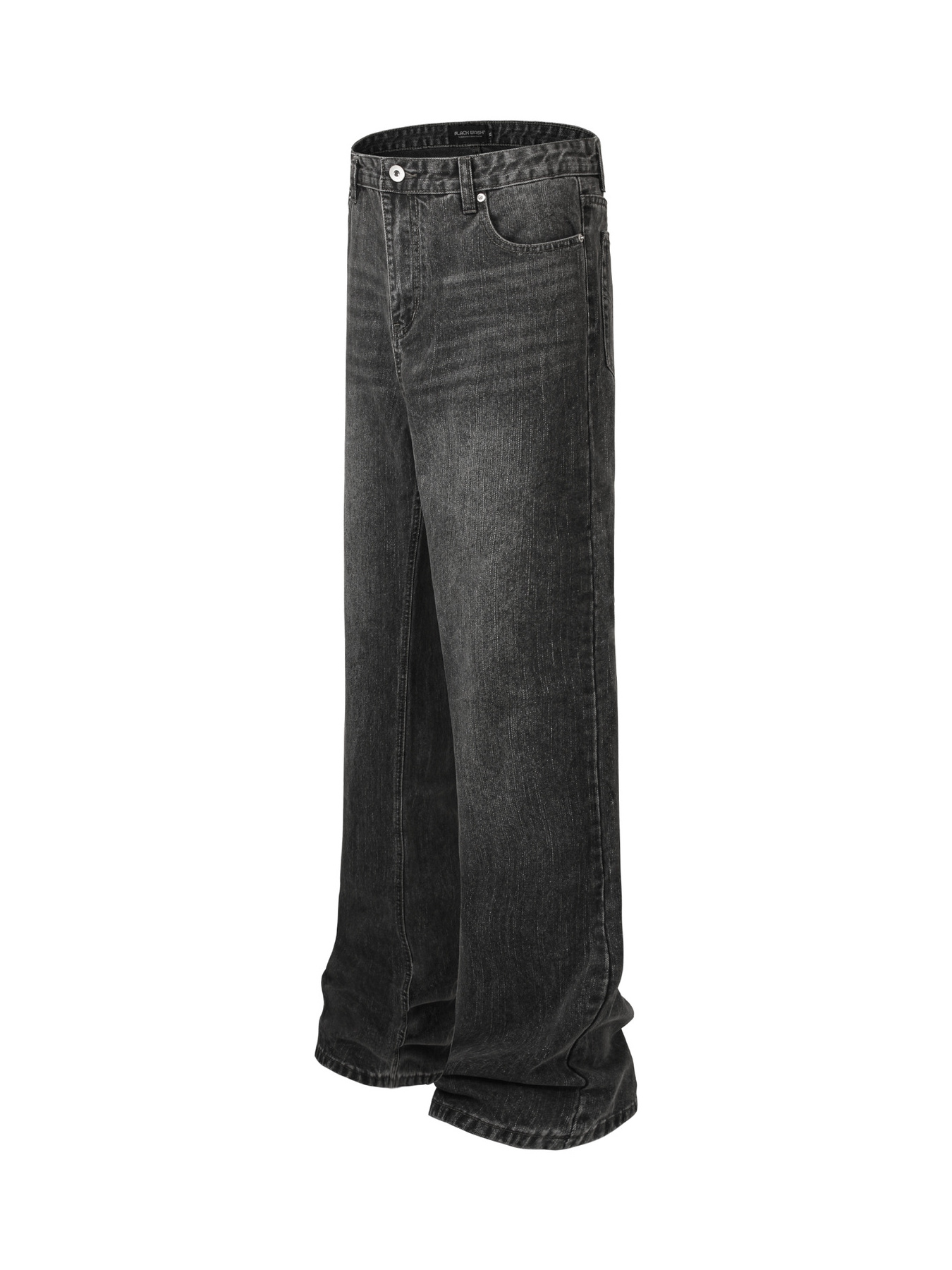 Men's Washed Wide Leg Jeans