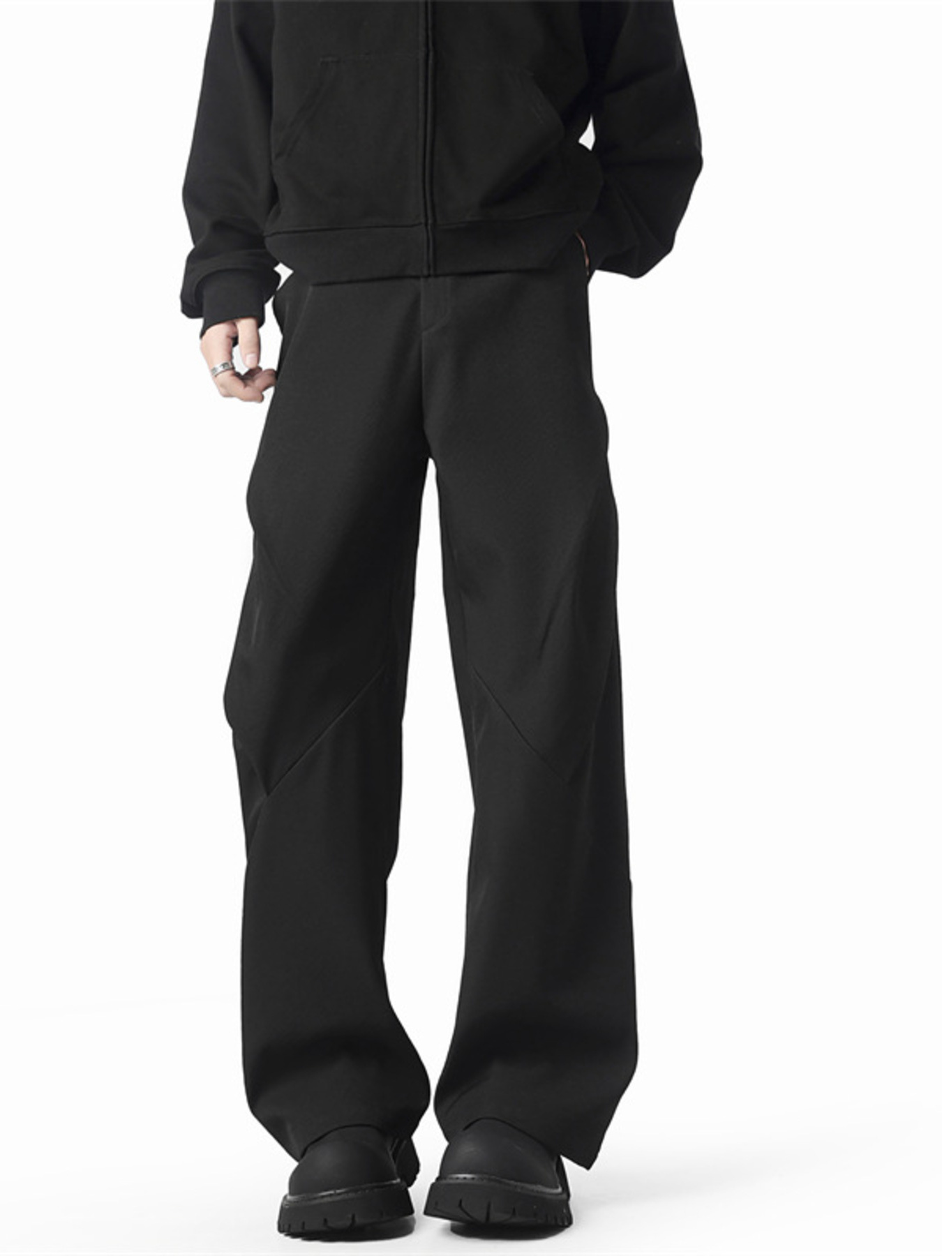 Men's Full Size Wide Leg Pants Plus Size