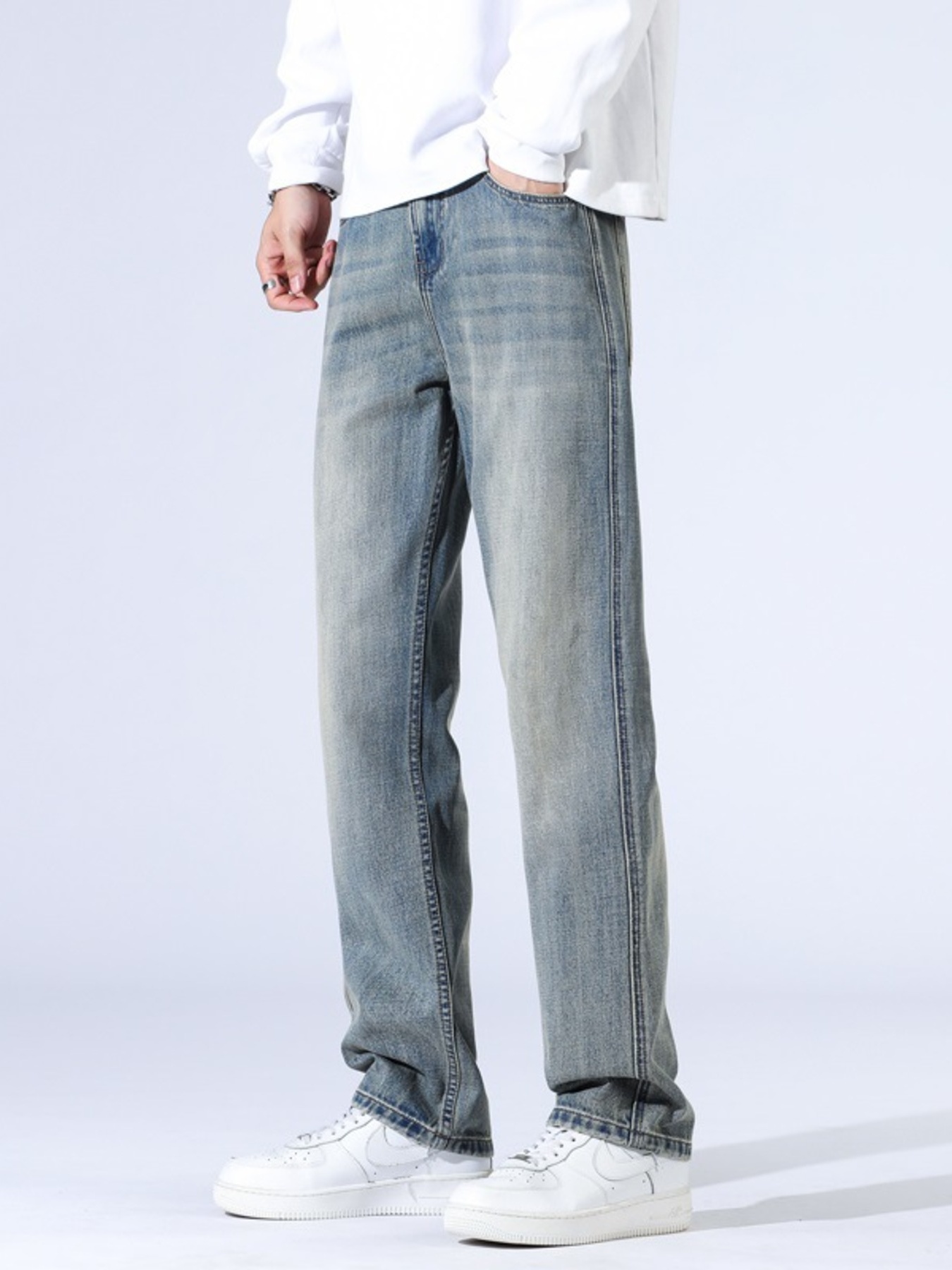 Men's Wide Leg Jeans