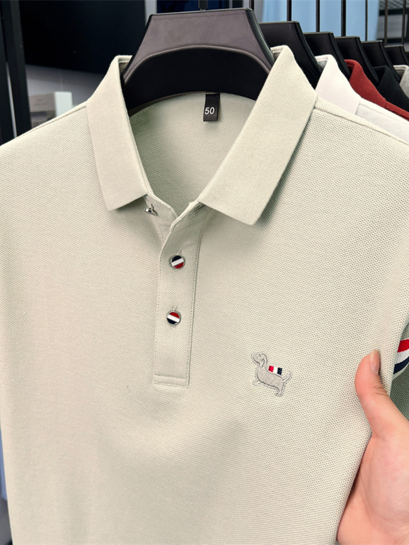 Men's Plus Size Button Detail Short Sleeve Polo