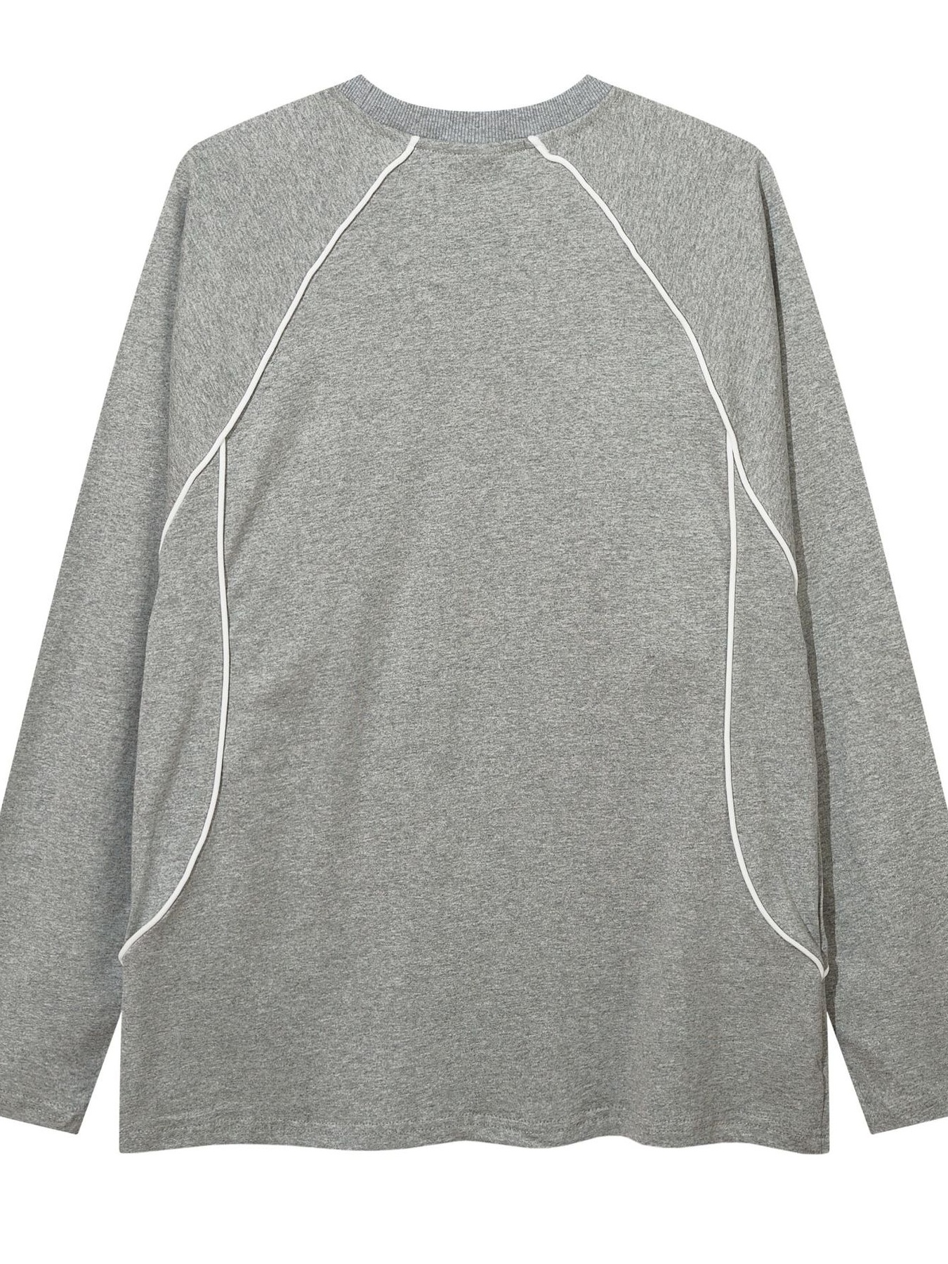 Men's Contrast Stitching Round Neck Letter Graphic T-Shirt