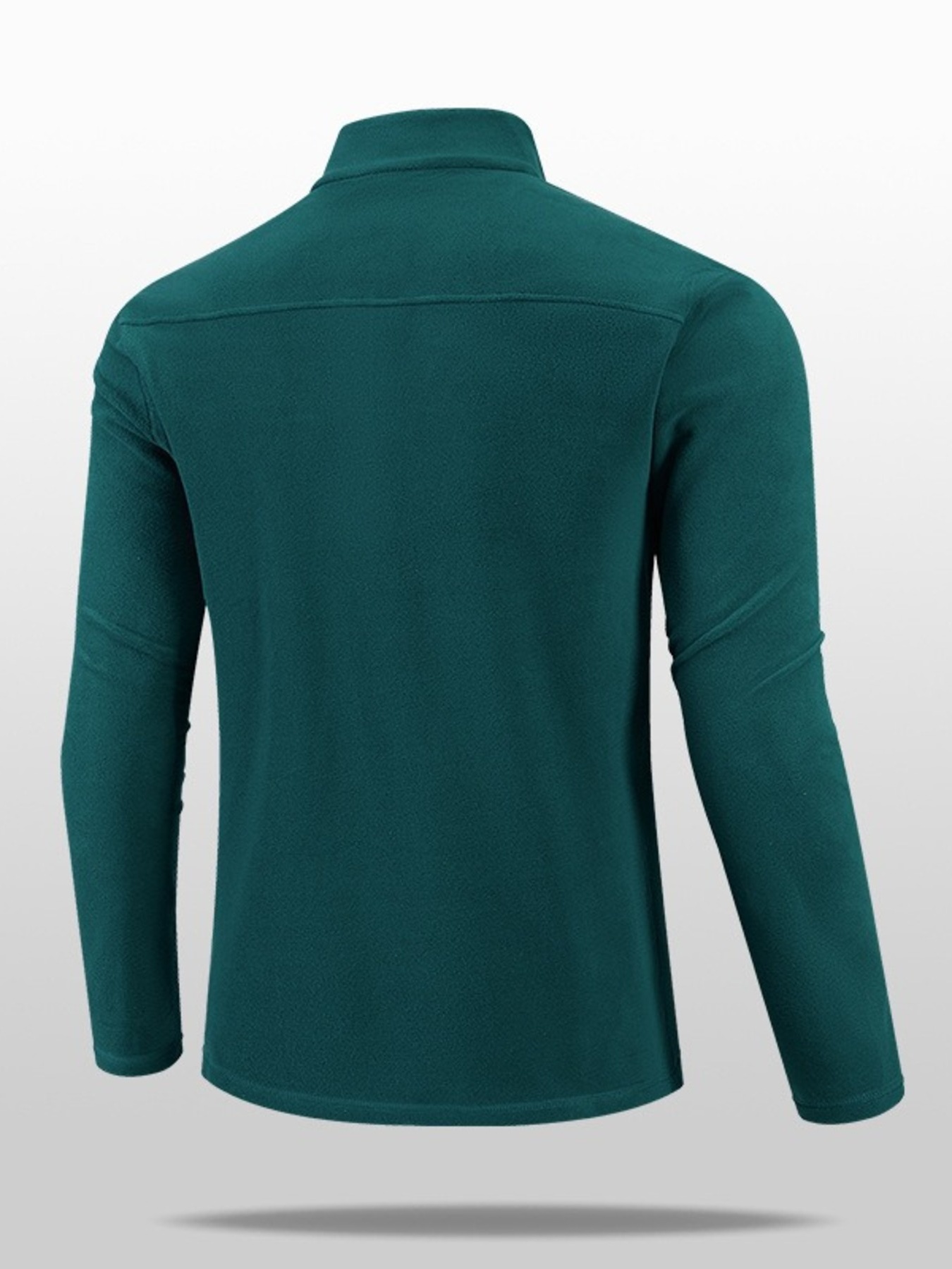 Men's Plus Size Quarter Long Sleeve Sweatshirt
