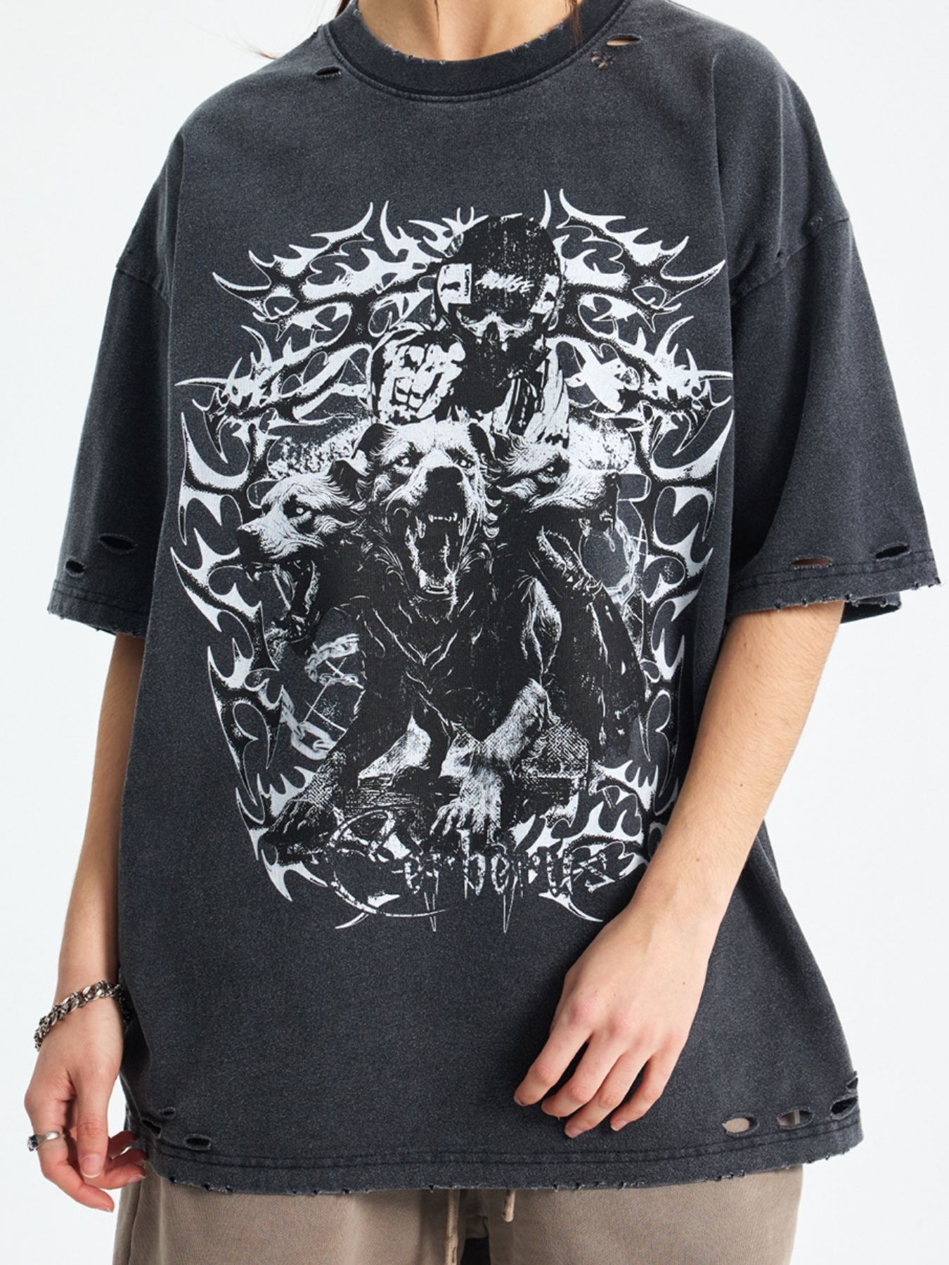 Men's Graphic Round Neck Half Sleeve T-Shirt