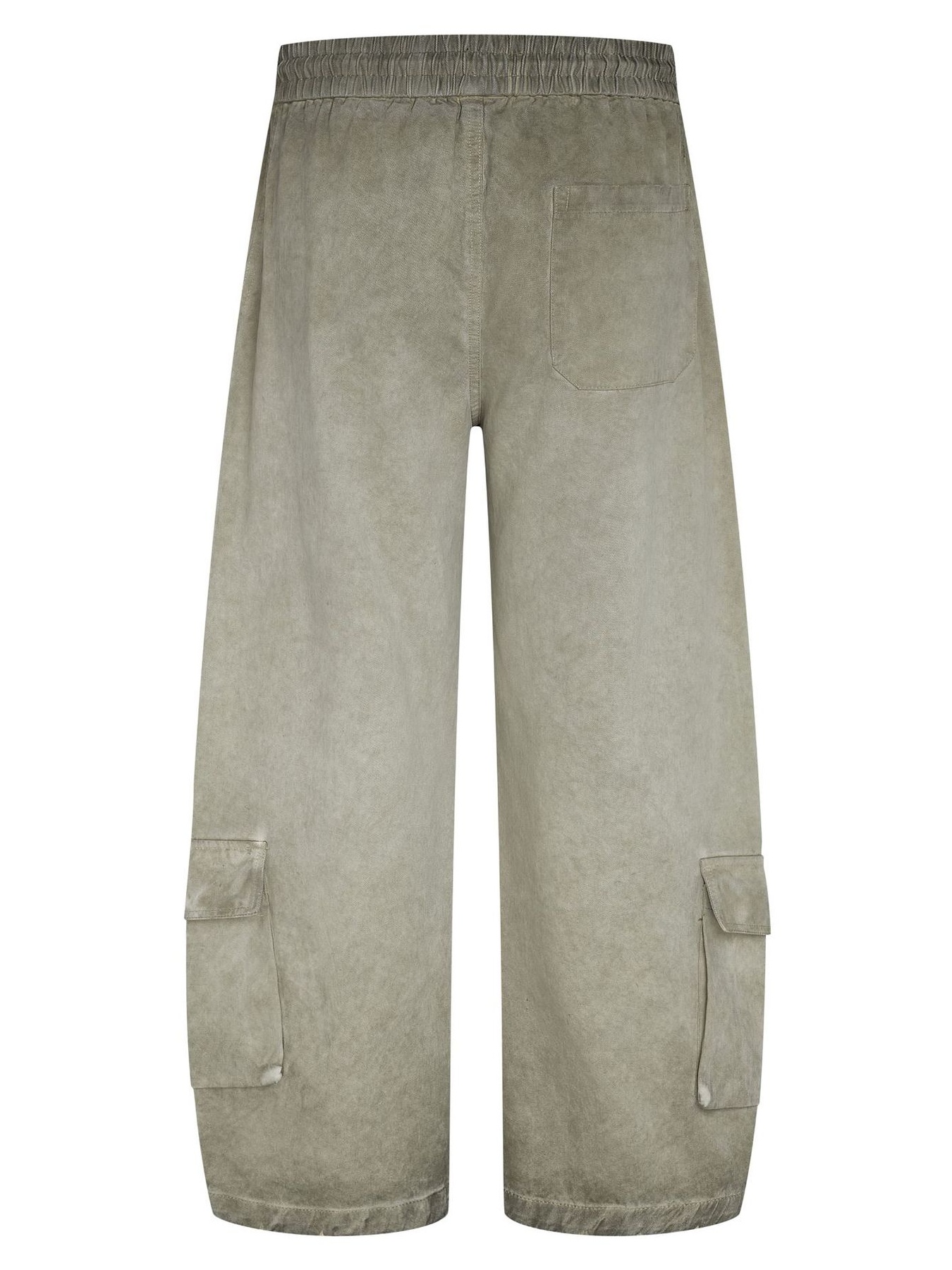 Men's Casual Loose Cargo Pants with Drawstring Waist