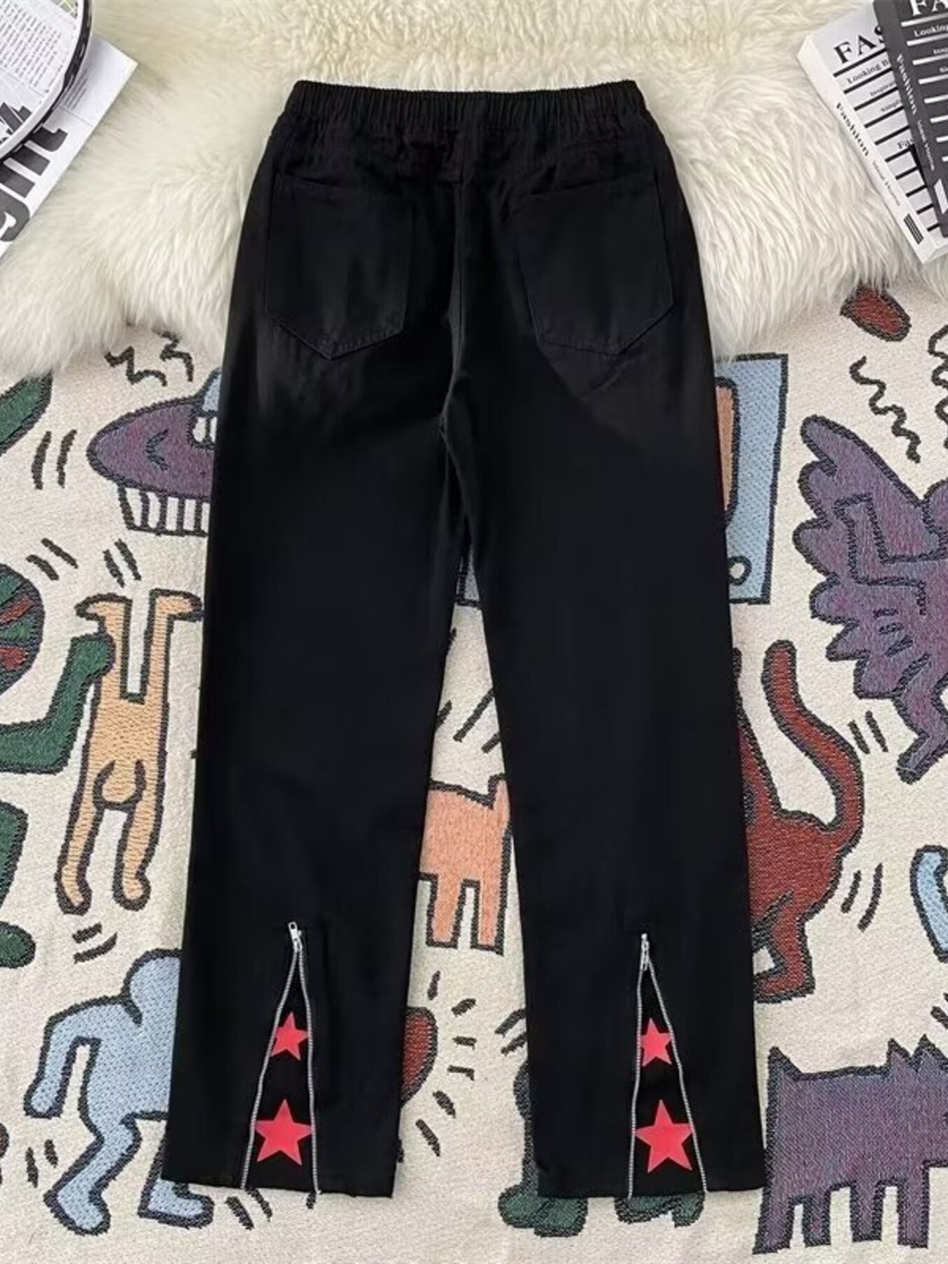 Men's Full Size Vintage Wash Wide Leg Jeans Plus Size