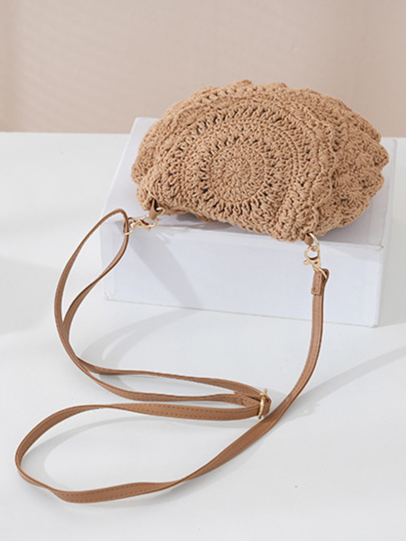 Boho Crochet Crossbody Bag