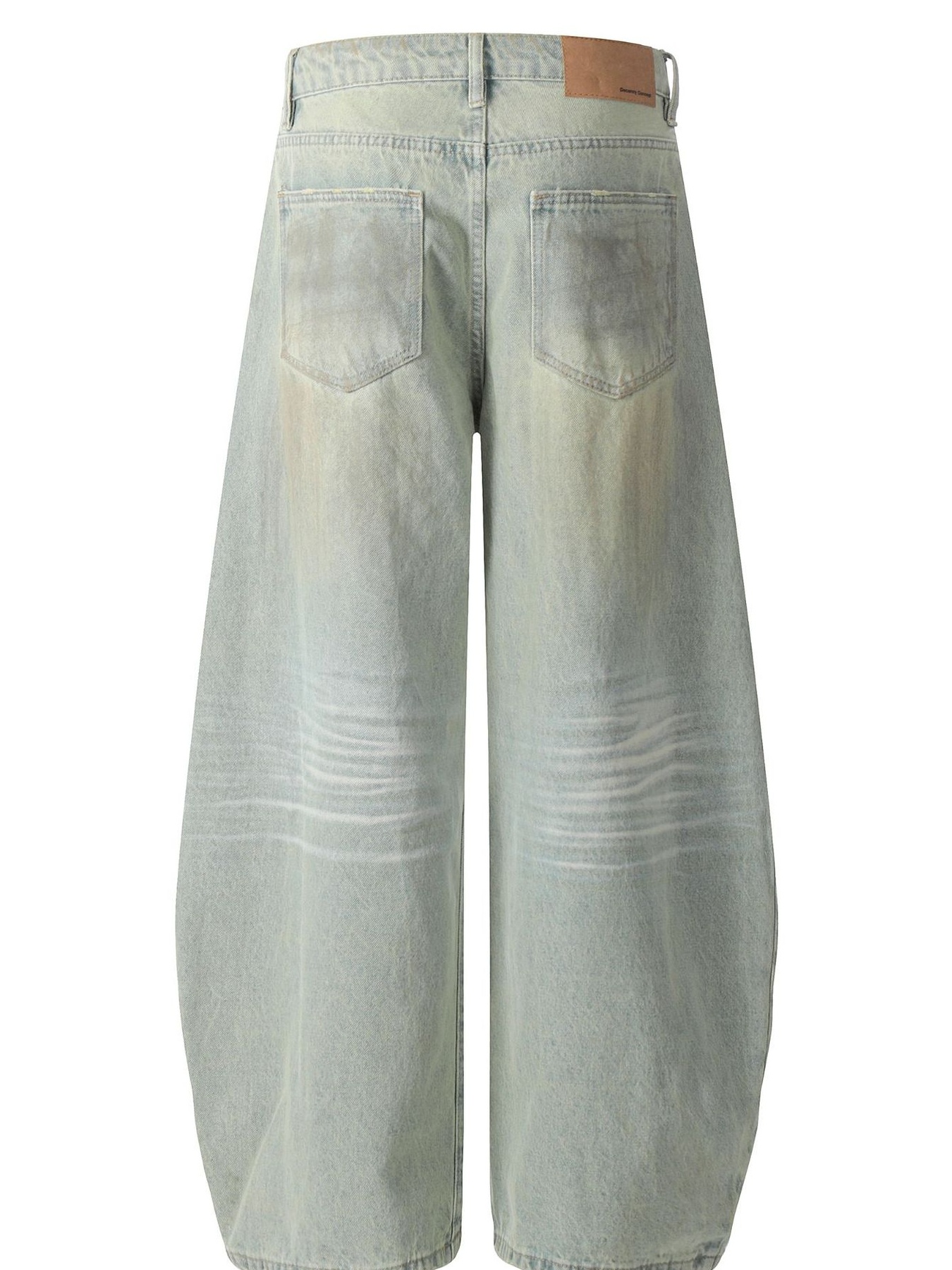 Men's Vintage Washed Wide Leg Jeans