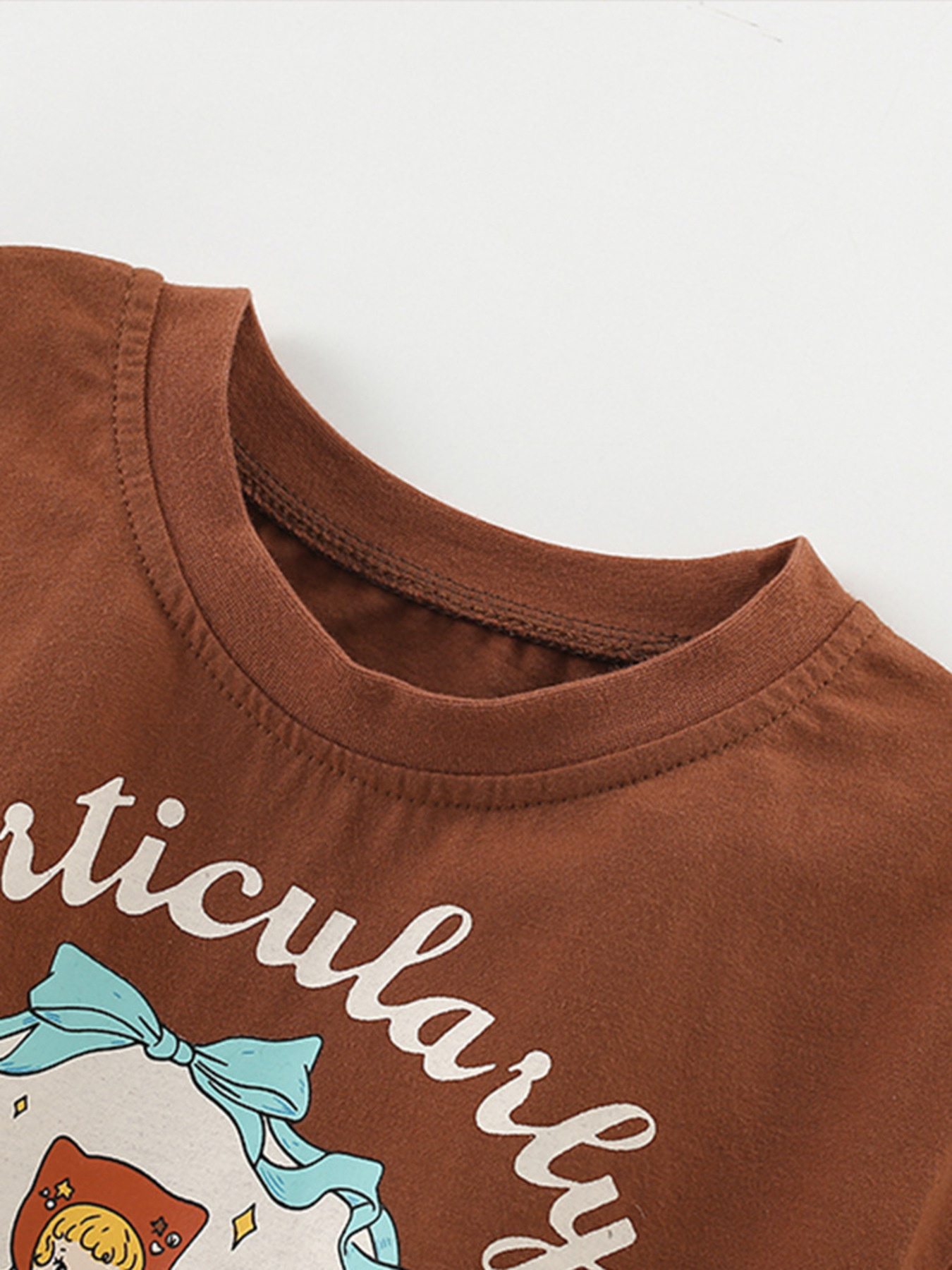 Children's Cartoon Graphic Short Sleeve T-Shirt