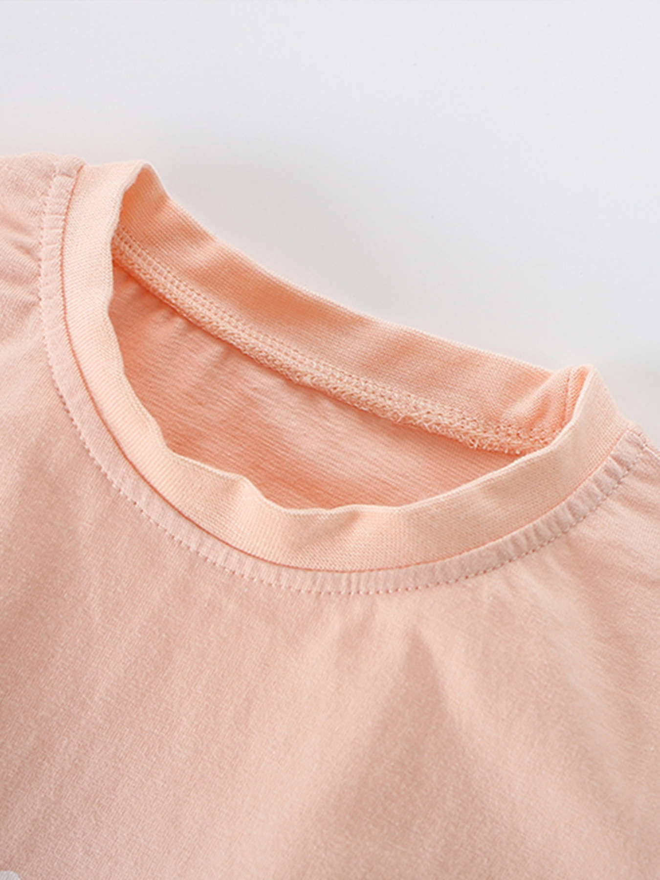 Children's Cute Animal Graphic Crew Neck T-Shirt