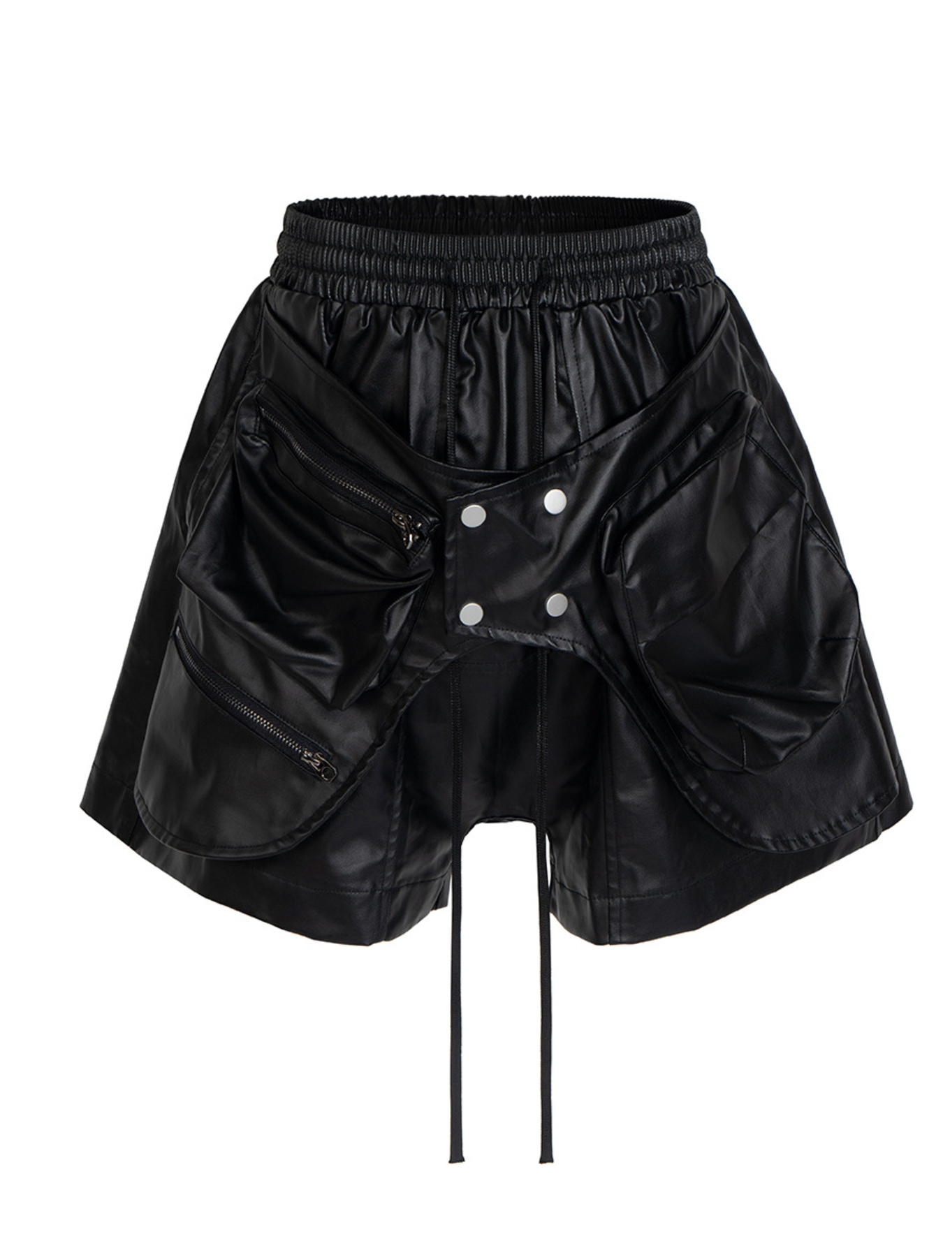 Men's Avant-Garde Deconstructed Cargo Shorts