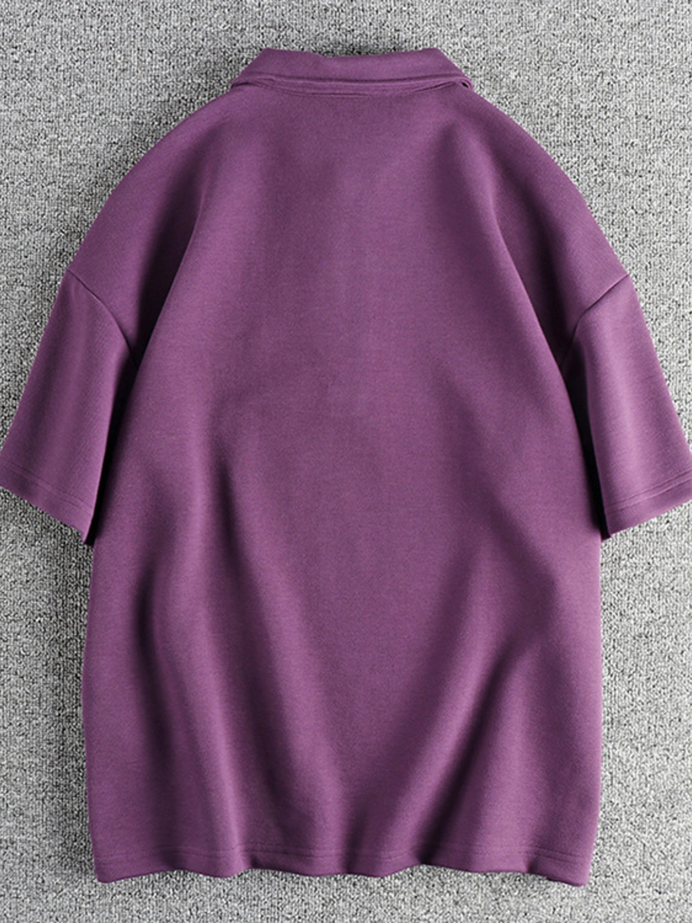 Men's Plus Size Button Detail Short Sleeve Polo