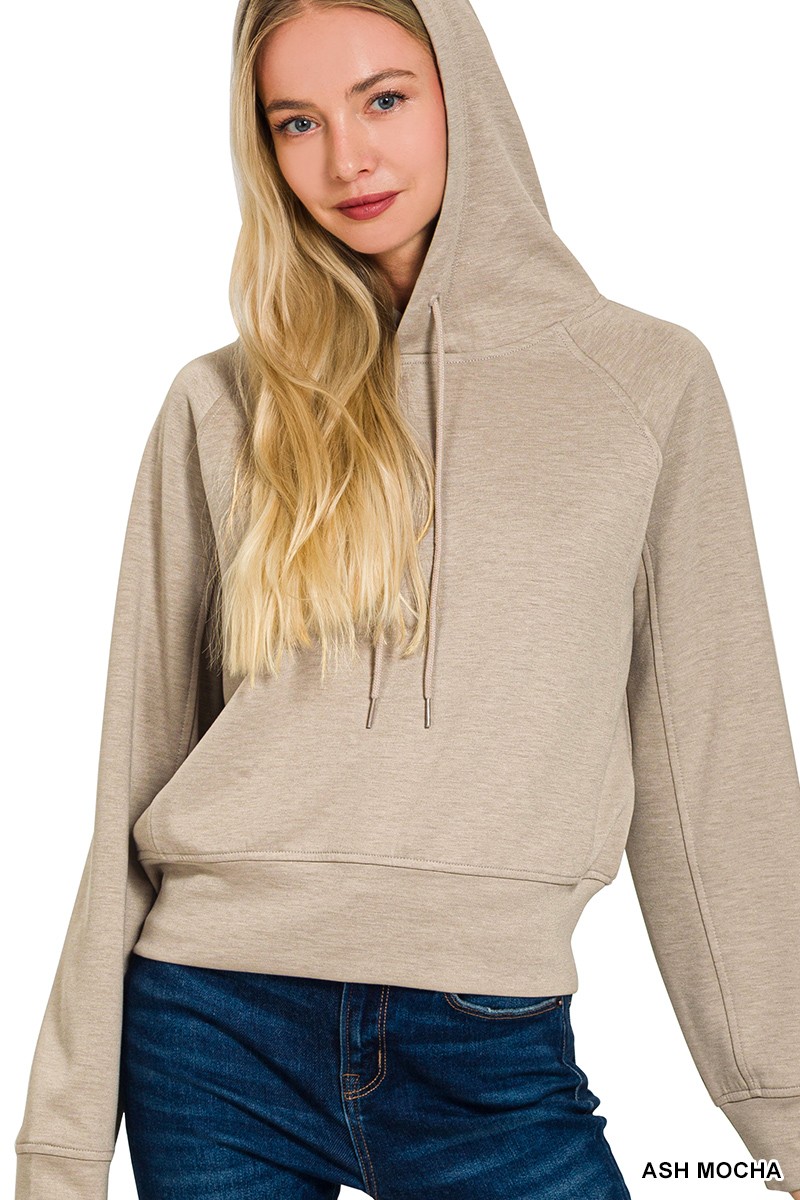 Drawstring Scuba Hoodie