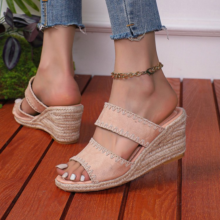 Espadrille Wedge Platform Sandals