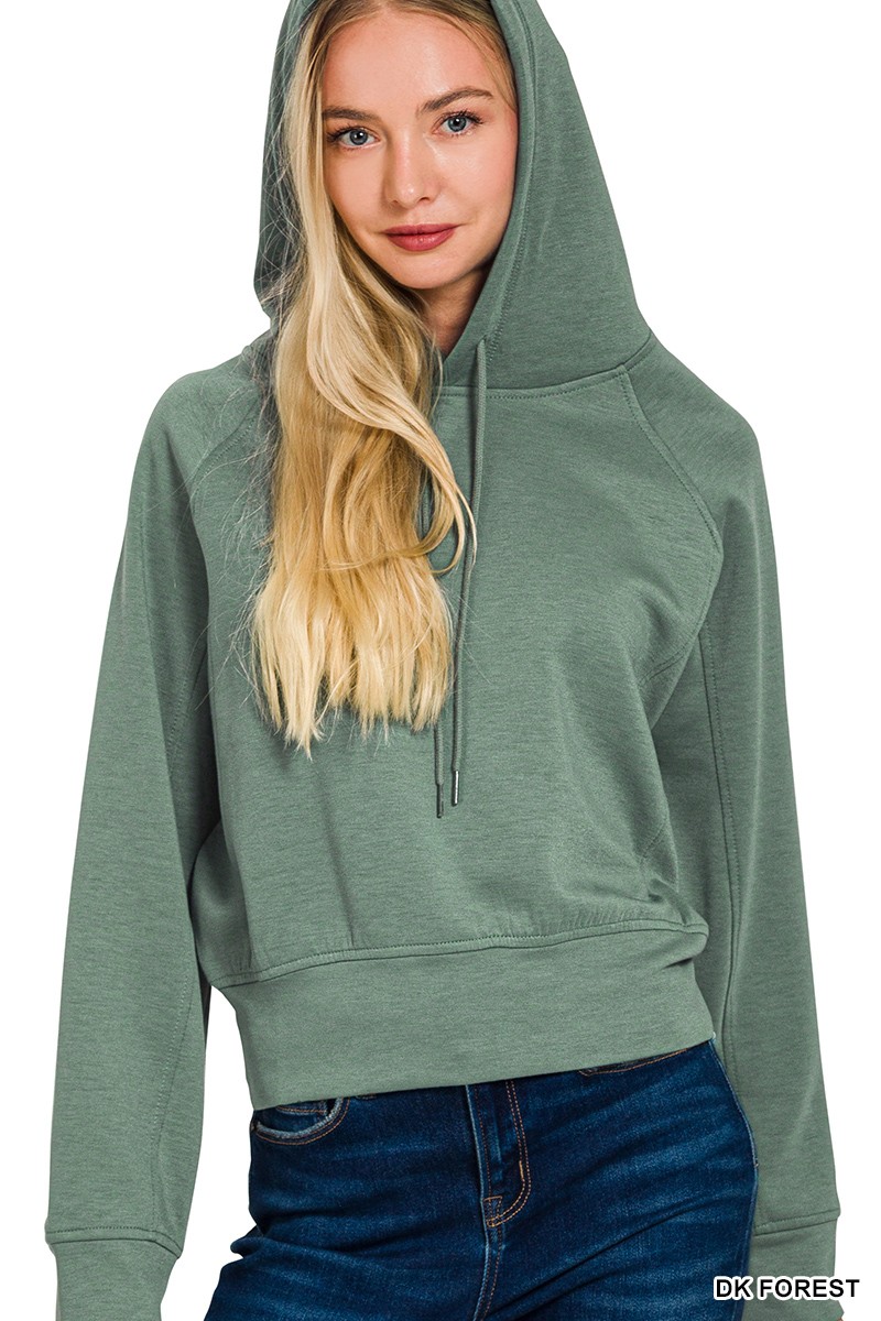 Drawstring Scuba Hoodie