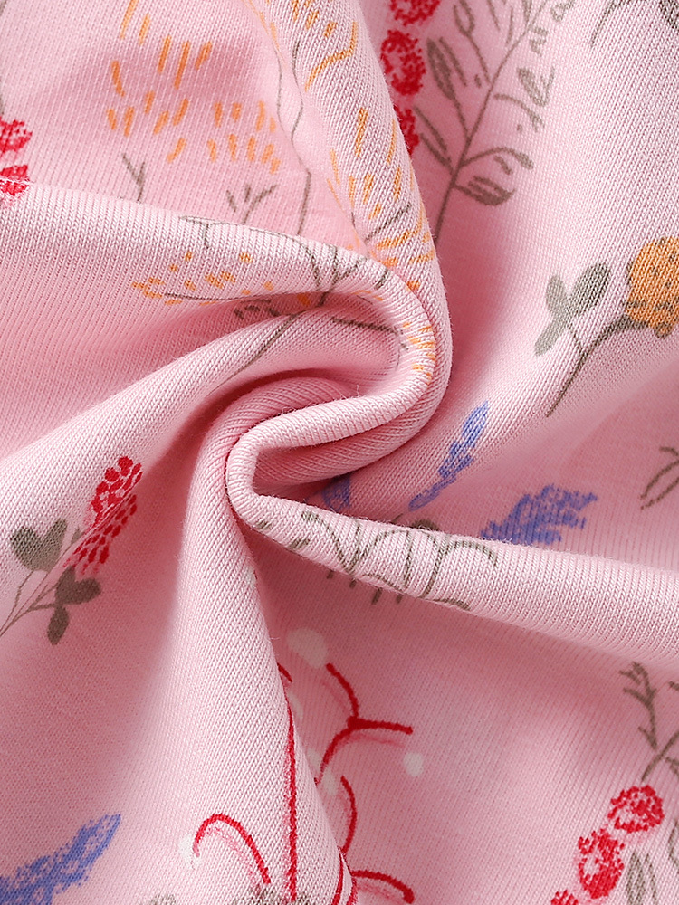 Children's Floral Print A-Line Dress 5