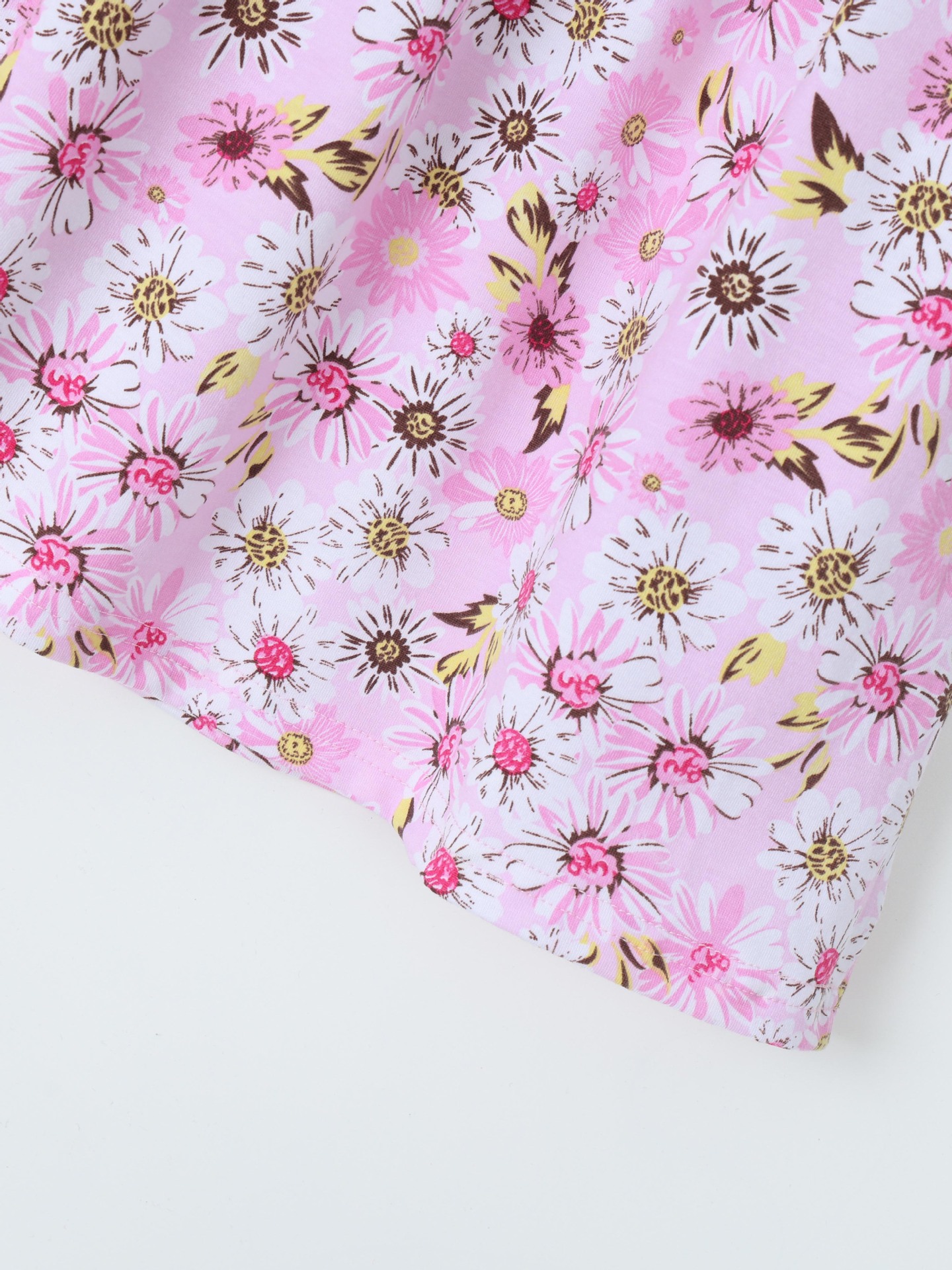 Children's Floral Ruffle Sleeve Dress 4