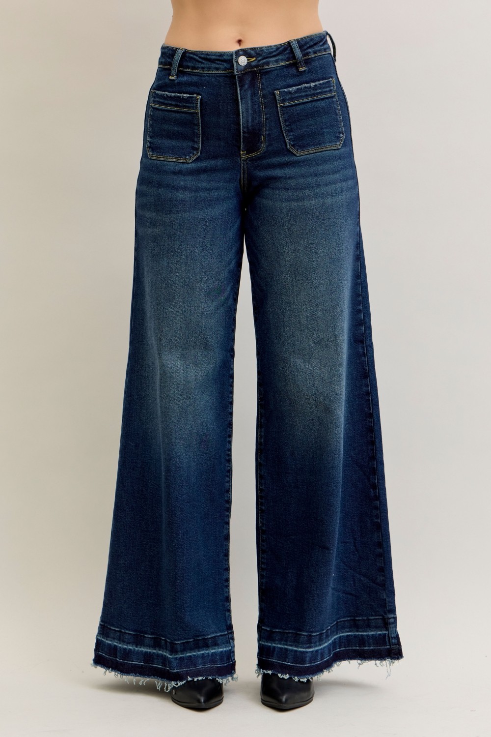 High Waist Palazzo Jeans
