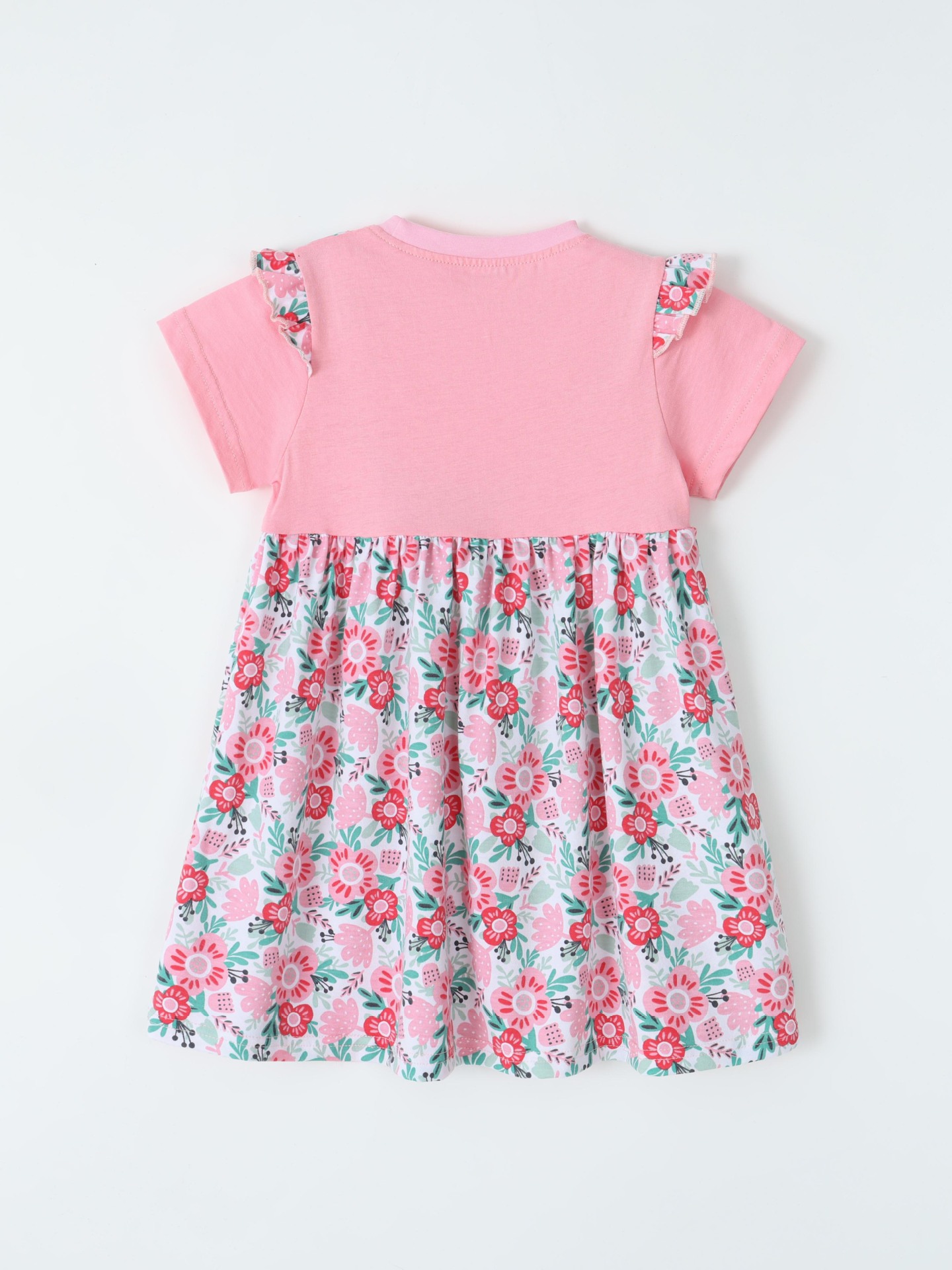 Children's Floral Print Bow Detail Dress 5