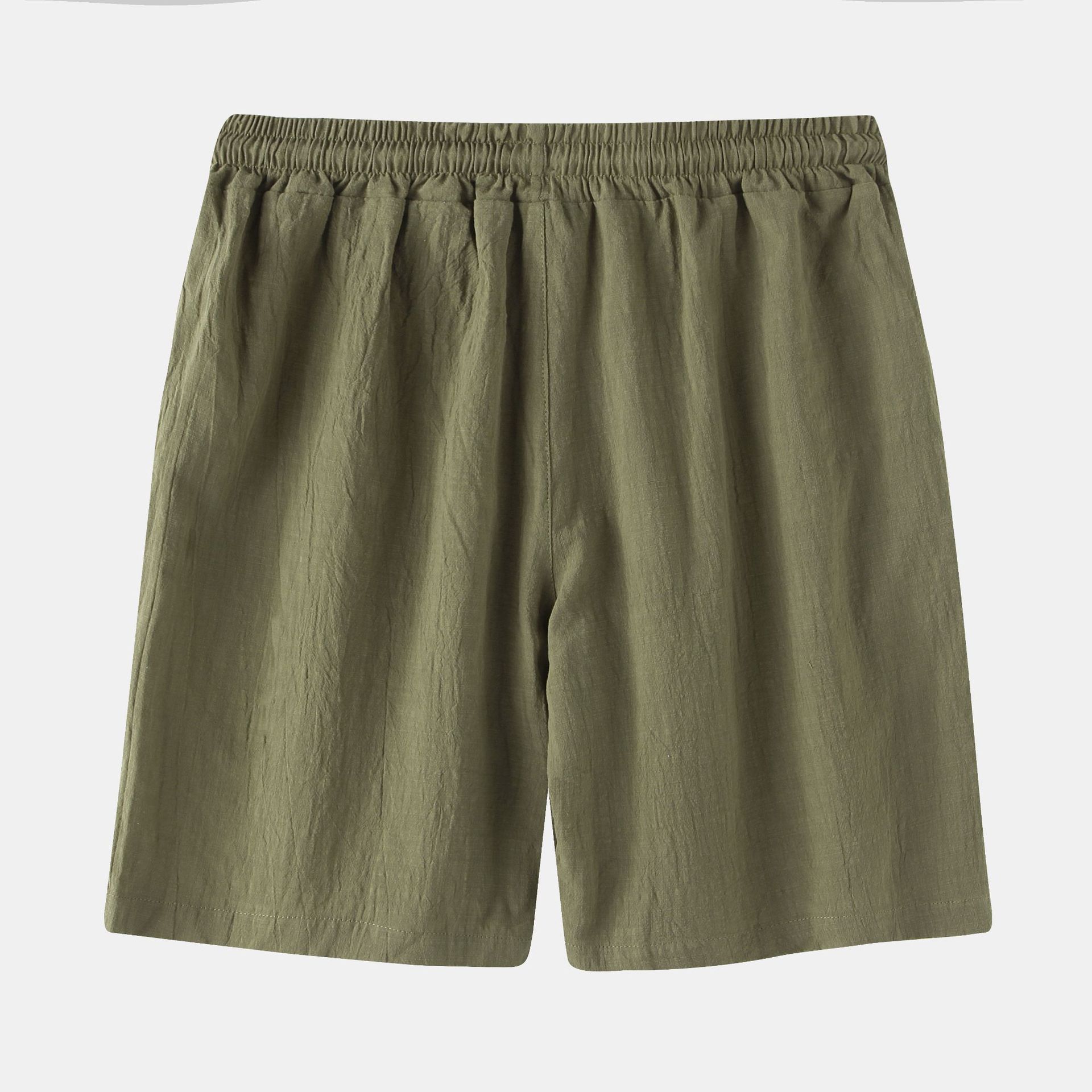 Men's Casual Drawstring Elastic Waist Shorts