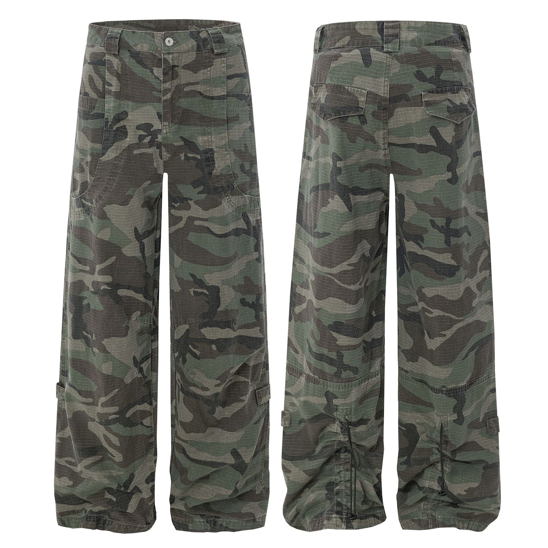 Men's Camouflage Wide Leg Pants