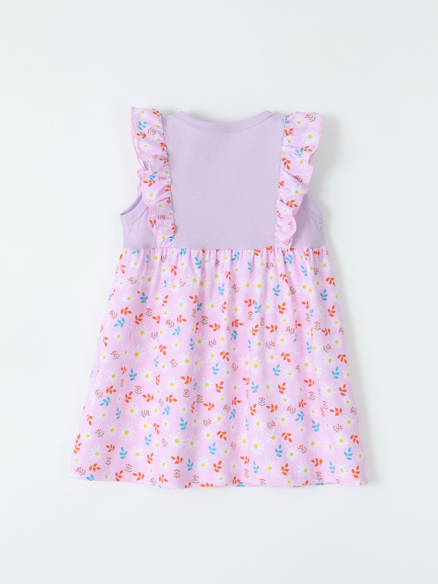 Children's Ruffled Floral Print Dress 9