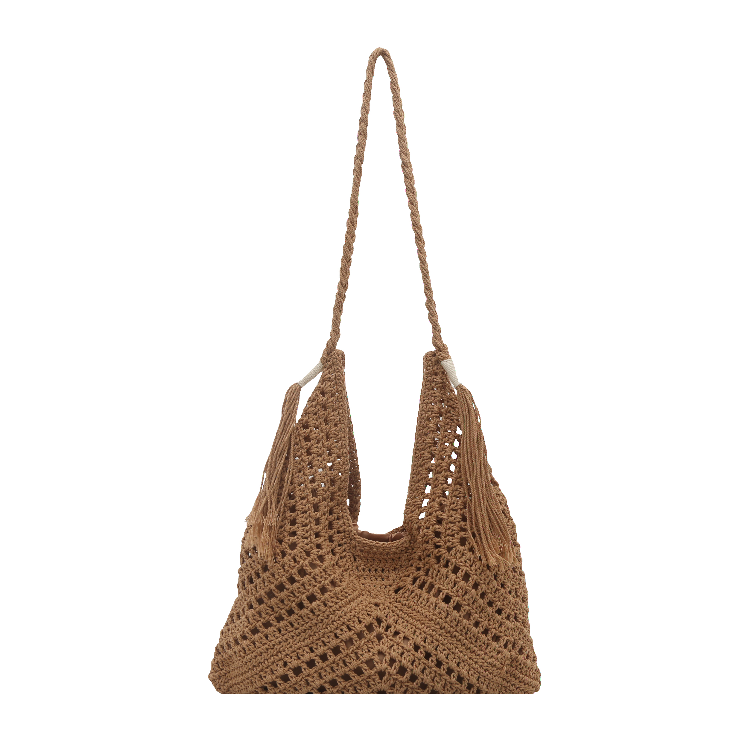 Tassel Crochet Crossbody Bag 3