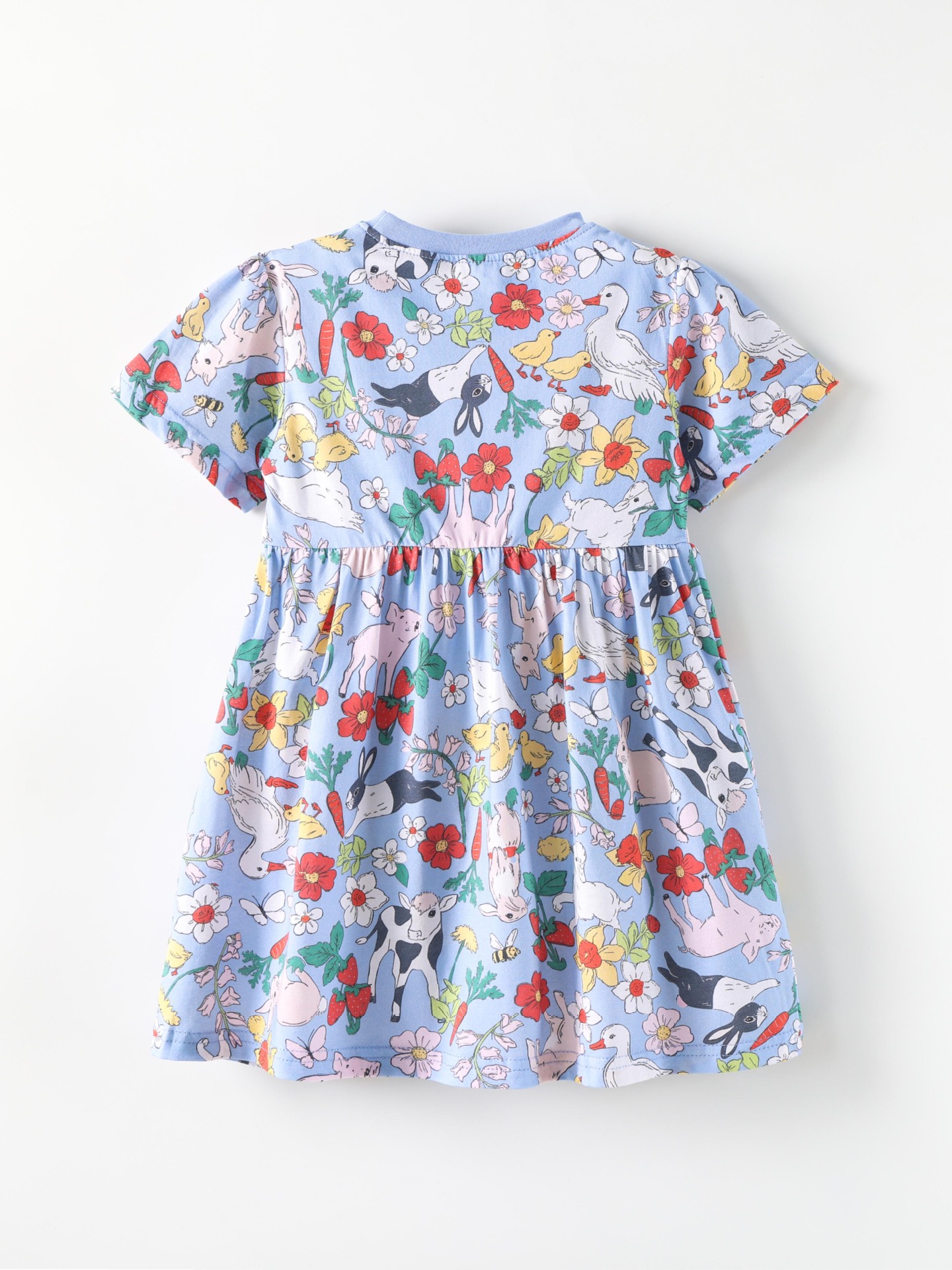 Children's Farm Animal Print Dress 6