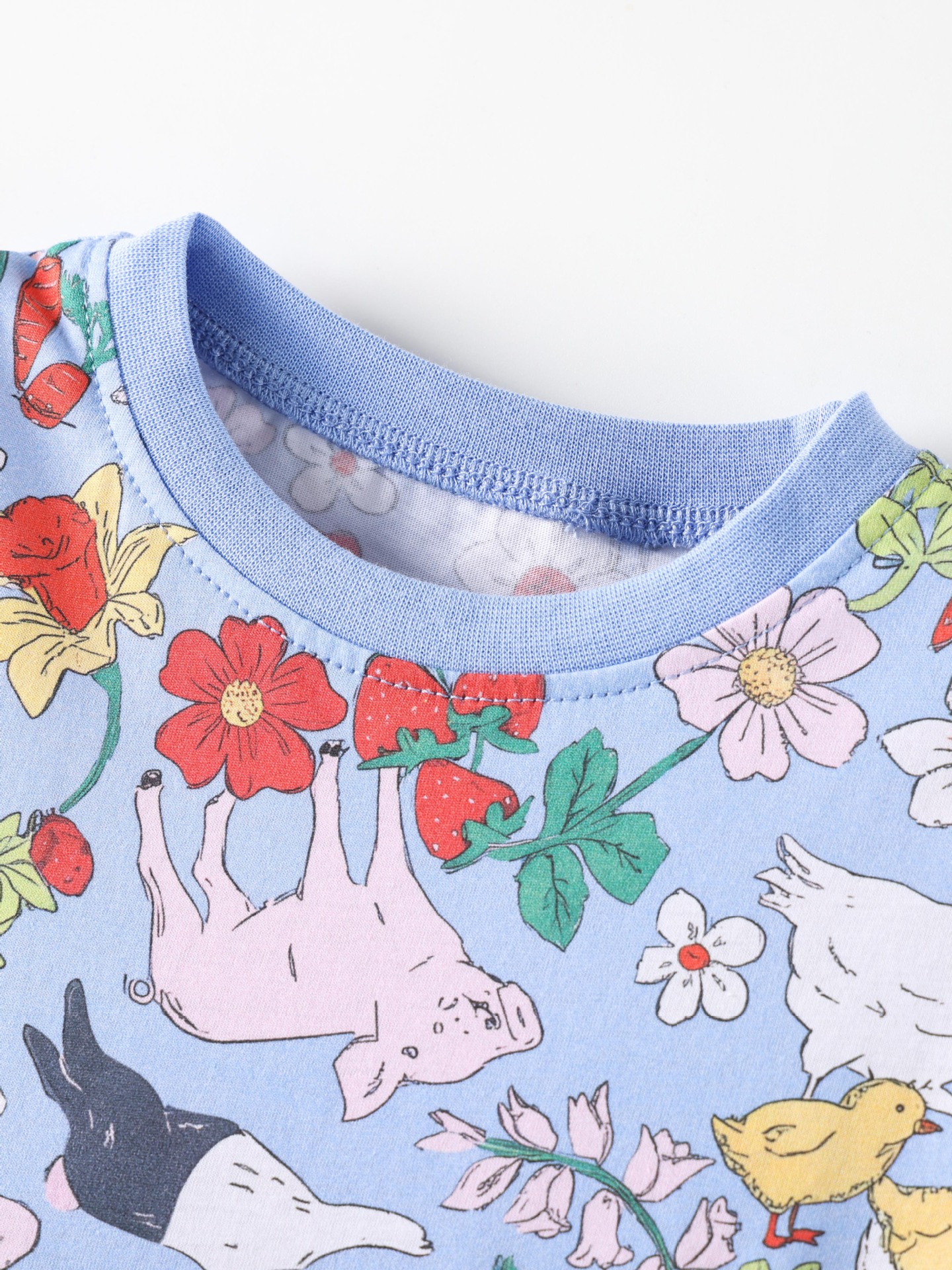 Children's Farm Animal Print Dress 3